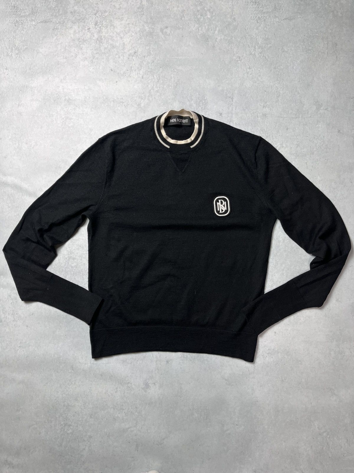Neil Barrett VERY RARE NEIL BARRETT SS20 WOOL SWEATER Size US S / EU 44-46 / 1 - 1 Thumbnail