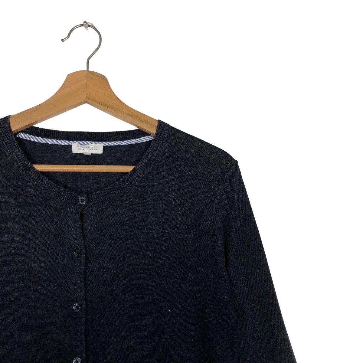 Japanese Brand 🔥Iconic Black Vintage Knit Sweatshirt Size S / US 4 / IT 40 - 5 Thumbnail