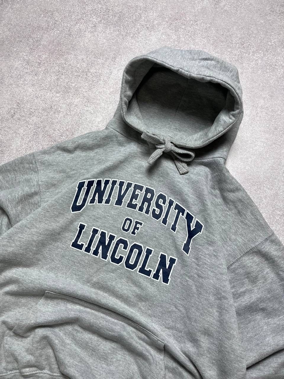 Vintage Vintage University Of Lincoln Boxy Hoodie Y2K L Size US L / EU 52-54 / 3 - 4 Thumbnail