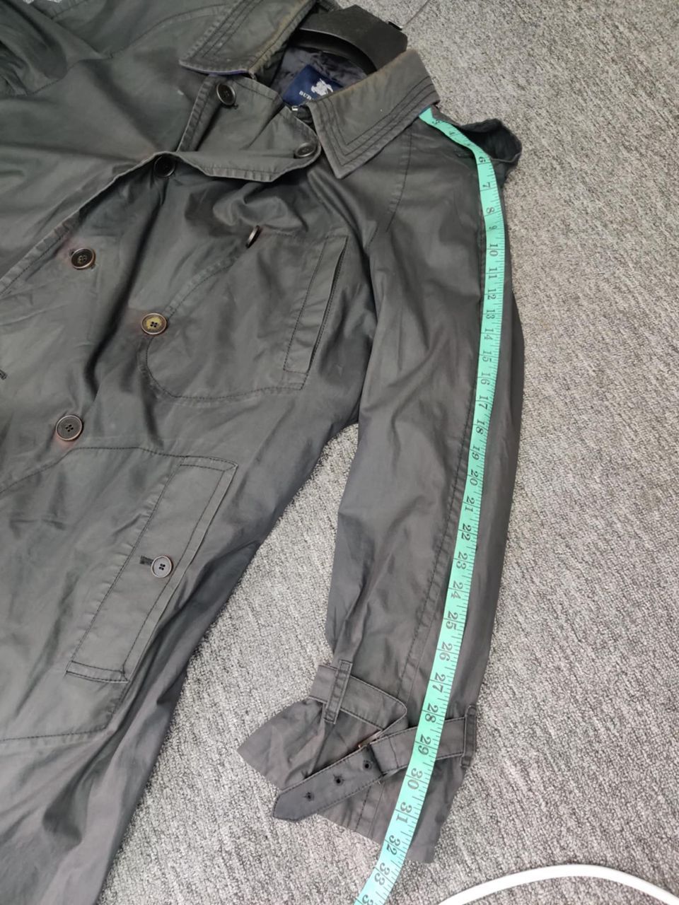 Burberry Vintage Burberry Double Breasted Trench Coat With Belted Size US L / EU 52-54 / 3 - 21 Thumbnail