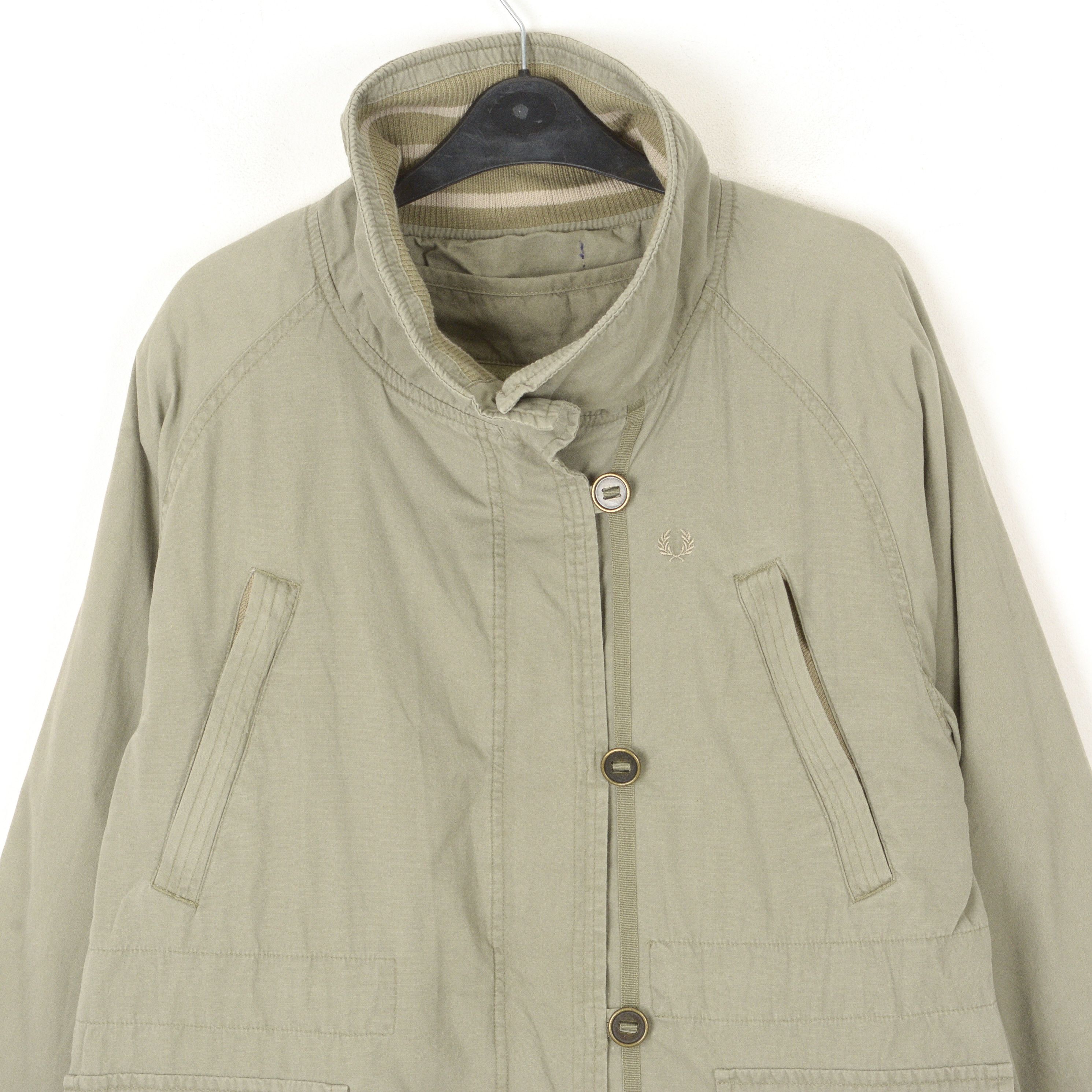 Fred Perry Womens XL Jacket Coat Winter Faux Fur Liner Warm Outerwear Size XL / US 12-14 / IT 48-50 - 2 Thumbnail