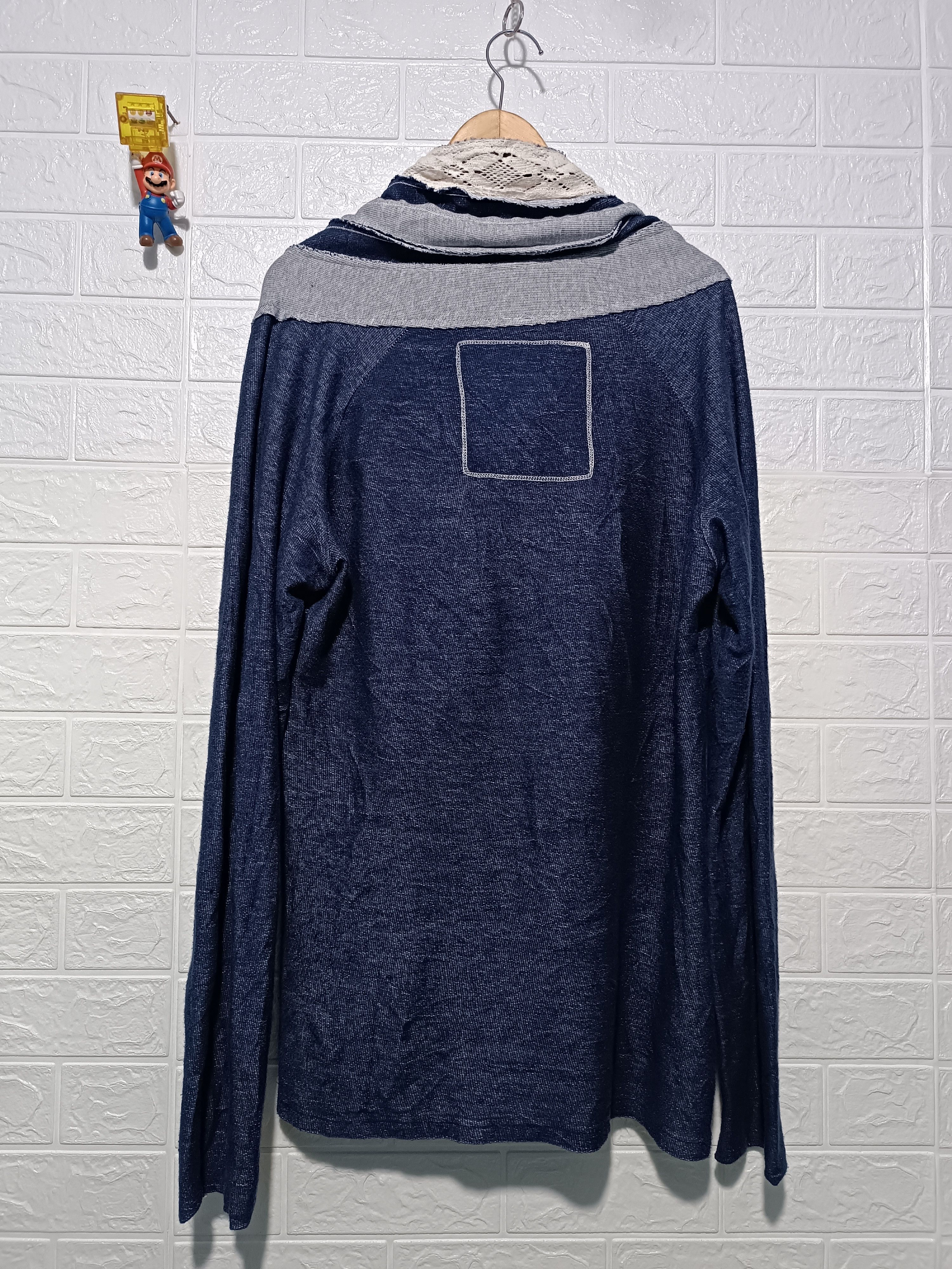 Desigual Vintage Desigual Collared Blue Long Sleeve Size US L / EU 52-54 / 3 - 5 Thumbnail