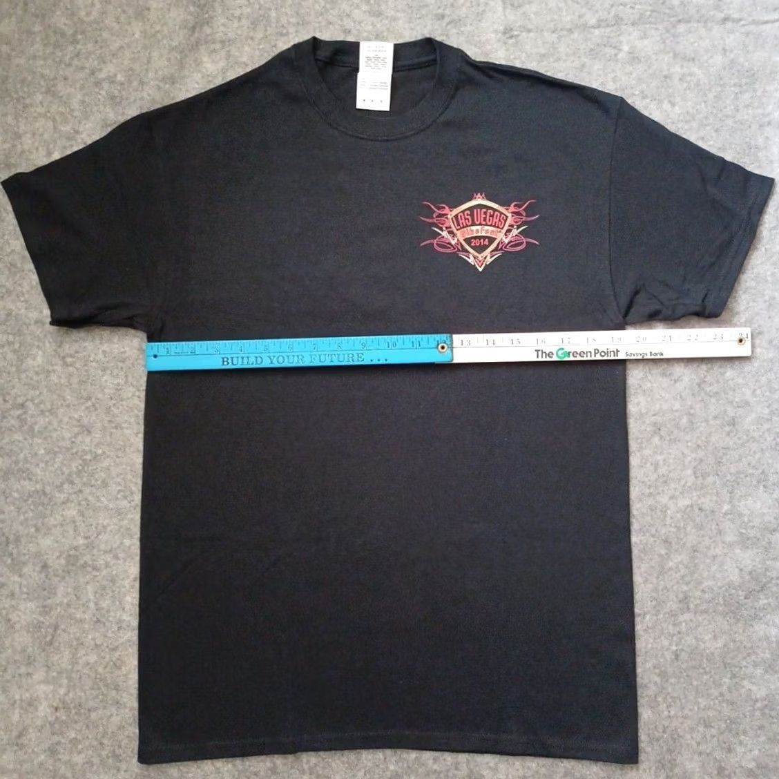 Gildan Gildan Ultra Cotton T-Shirt Mens Black 2014 Las Vegas Bike Fest Front Back Graphic Motorcycle Front Back M Size US M / EU 48-50 / 2 - 5 Thumbnail