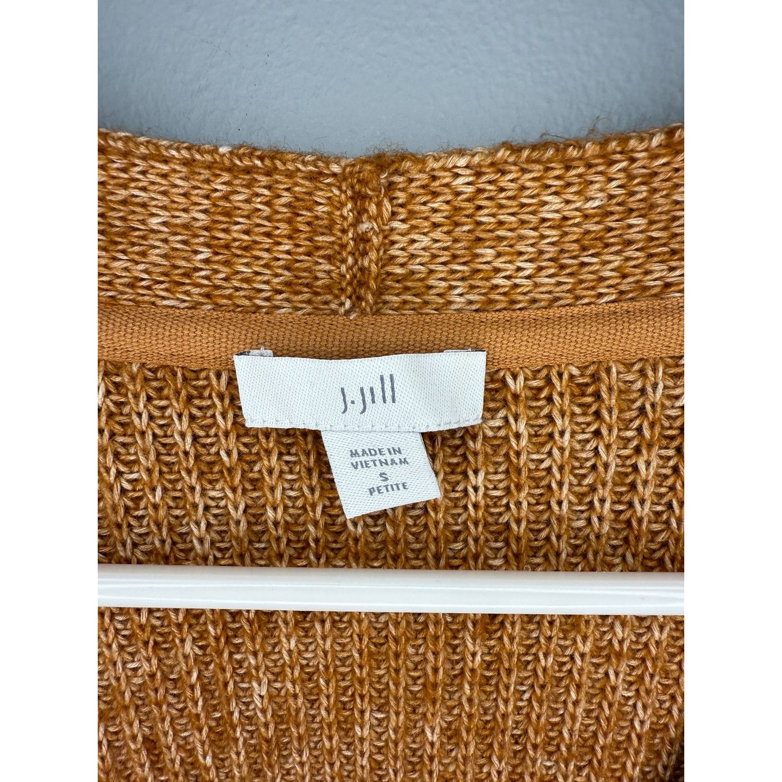 Other J. Jill Long Sleeve Button-Up Knit Cardigan Brown Women's SP Size S / US 4 / IT 40 - 6 Thumbnail
