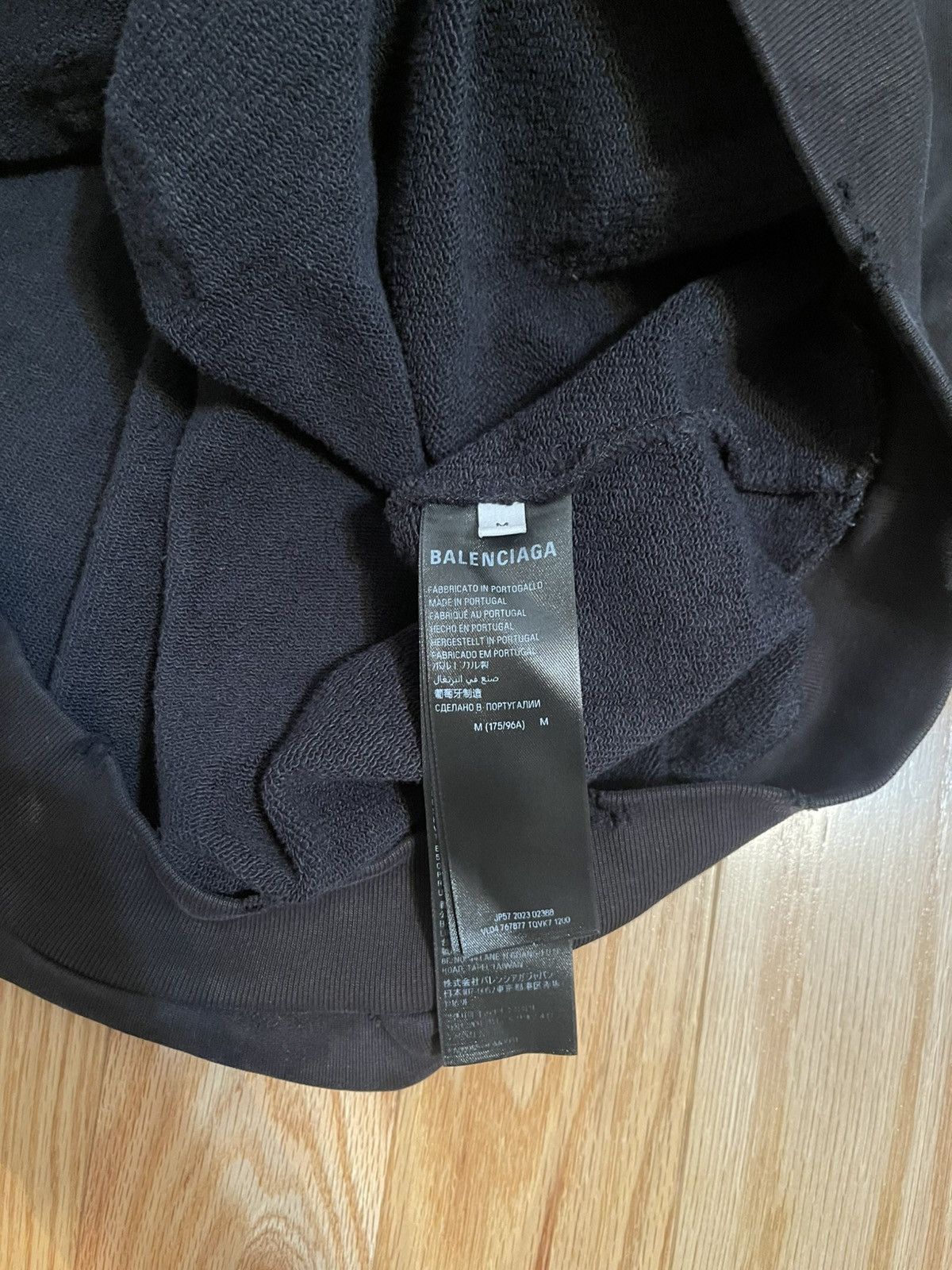Balenciaga Balenciaga Graphic Design Oversized Hoodie Size US M / EU 48-50 / 2 - 5 Thumbnail