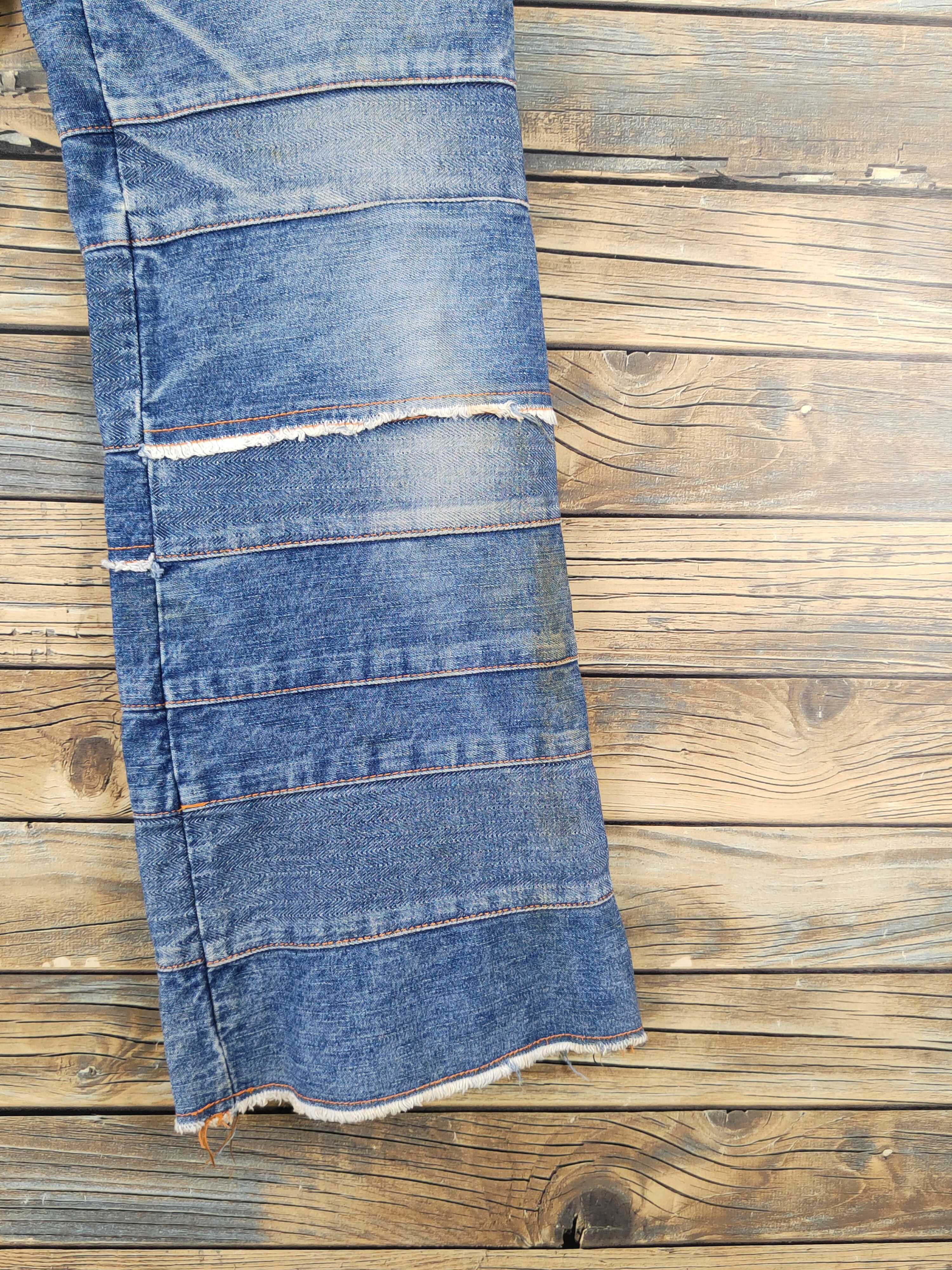 Japanese Brand DL Hagi Stye Like Hysteric Back & Forth denim Pants #W1593 Size US 27 - 7 Thumbnail