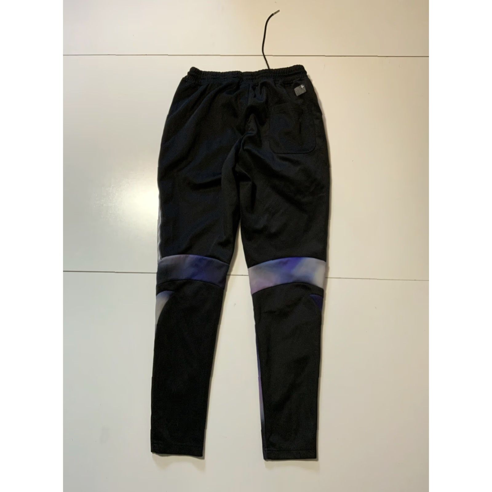 Vintage Pink Dolphin Fly Legends Rare Northern Lights Black Slim Fit Track Pants Sz. M Men Slim Activewear Pants Regular Size M Black Mens Size US 31 - 3 Thumbnail