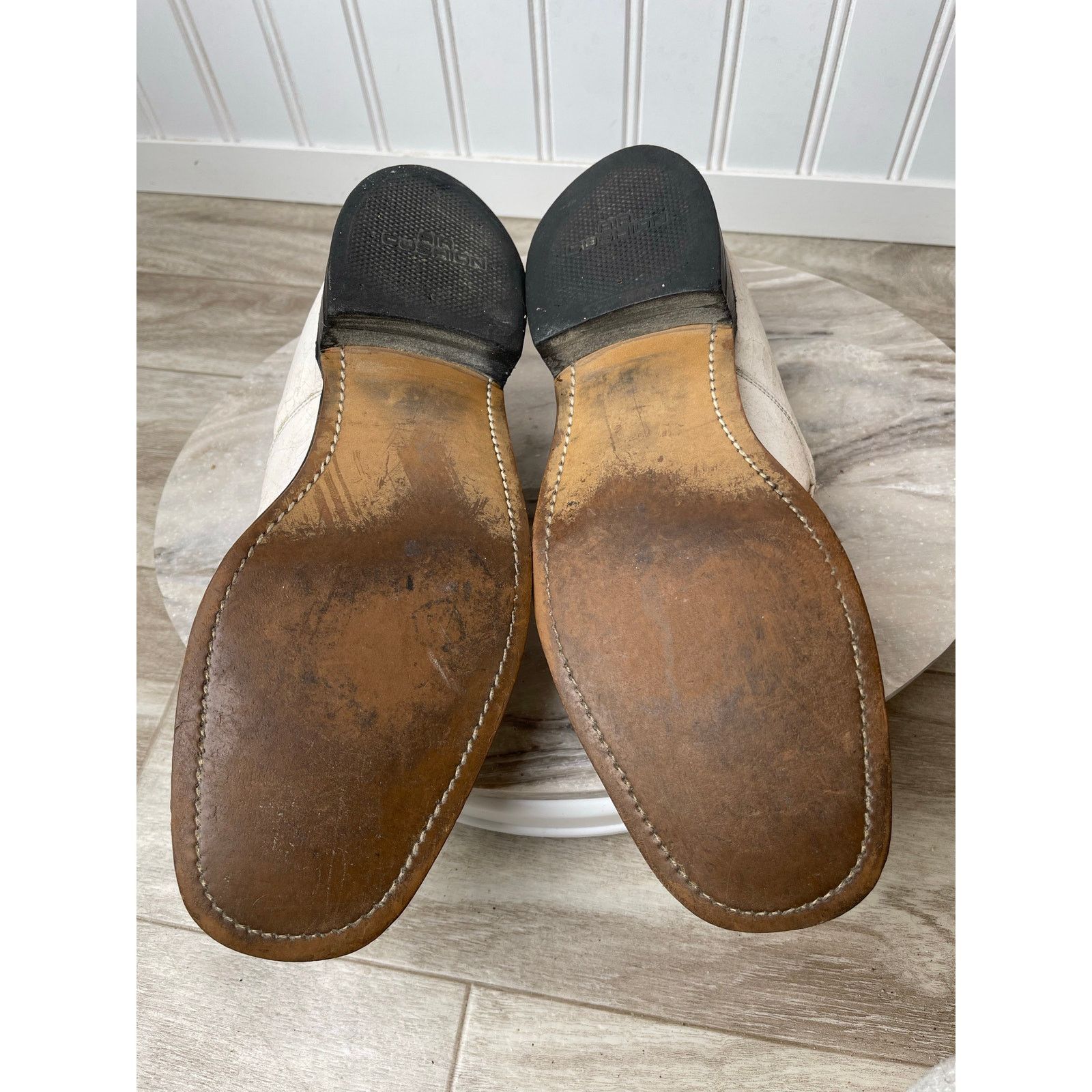 Vintage Weyenberg Massagic White Horsebit Loafers 8.5 D Size US 8.5 / EU 41-42 - 8 Thumbnail