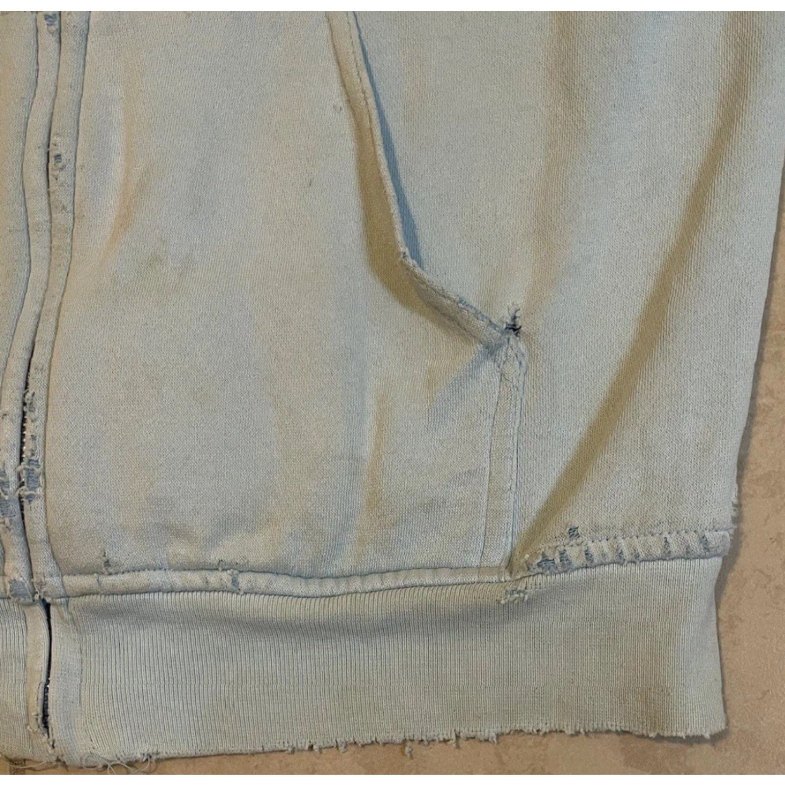 Quiksilver VINTAGE Ocean Pacific OP Thrashed Faded Hoodie XS Surf Skate Grunge Billabong 90 Y2K Size US XS / EU 42 / 0 - 7 Thumbnail