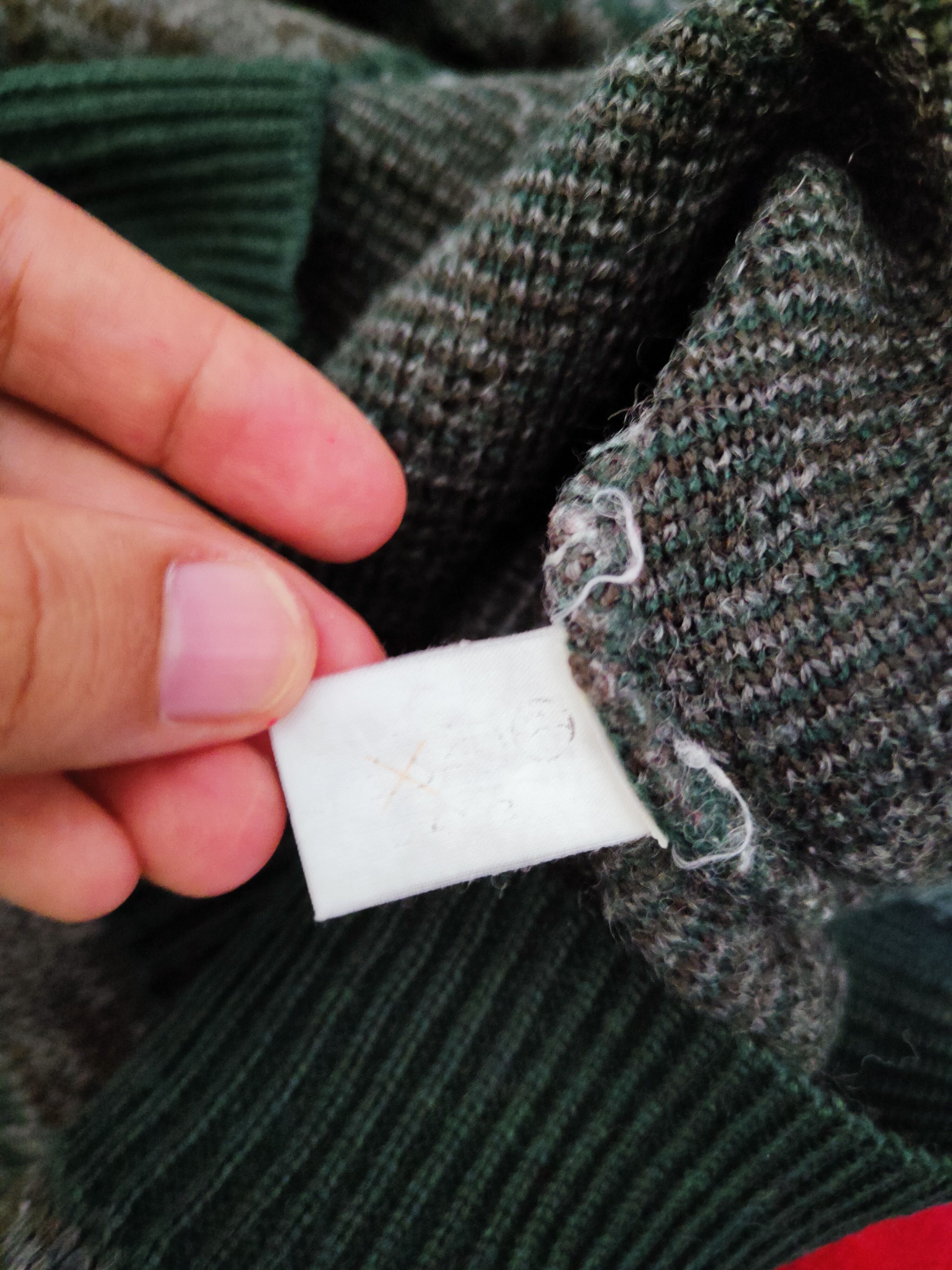 Japanese Brand × Vintage Del Conte Dark Green Knitwear Sweatshirts #W349 Size US M / EU 48-50 / 2 - 11 Thumbnail
