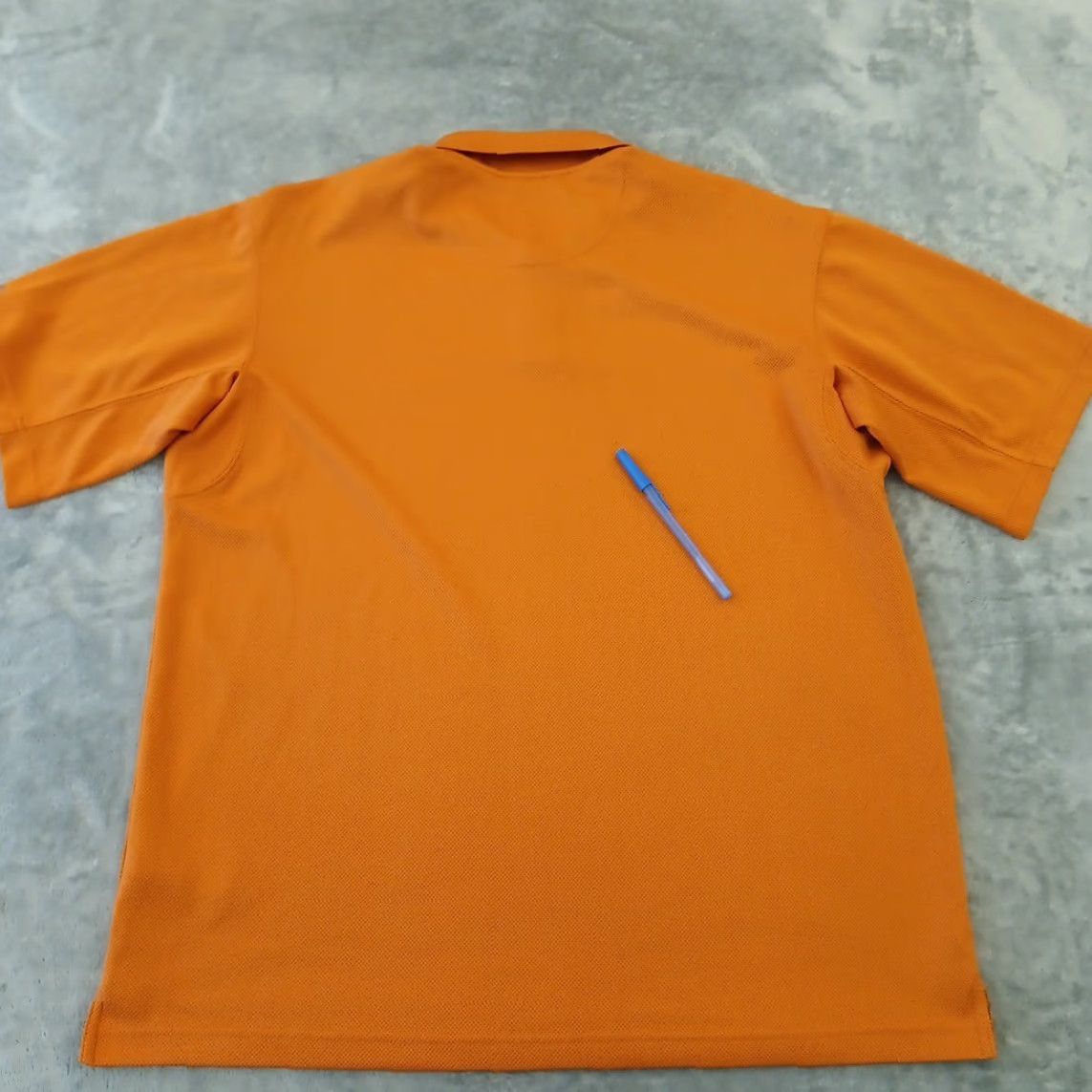 Vintage Columbia Polo Shirt Mens Large Orange Knit Short Sleeve Shirt Polo Logo Short Sleeve Orange Mens L Polo Size US L / EU 52-54 / 3 - 6 Thumbnail