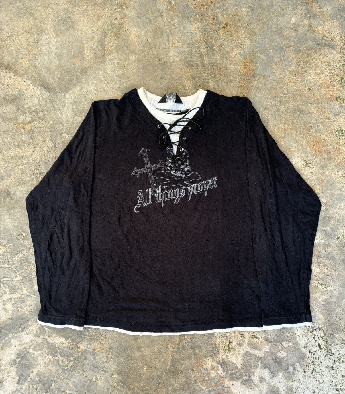 トップス L.G.B. damage long sleeve T-shirt トップス L.G.B. damage long sleeve T-shirt L-G-B--Cotton