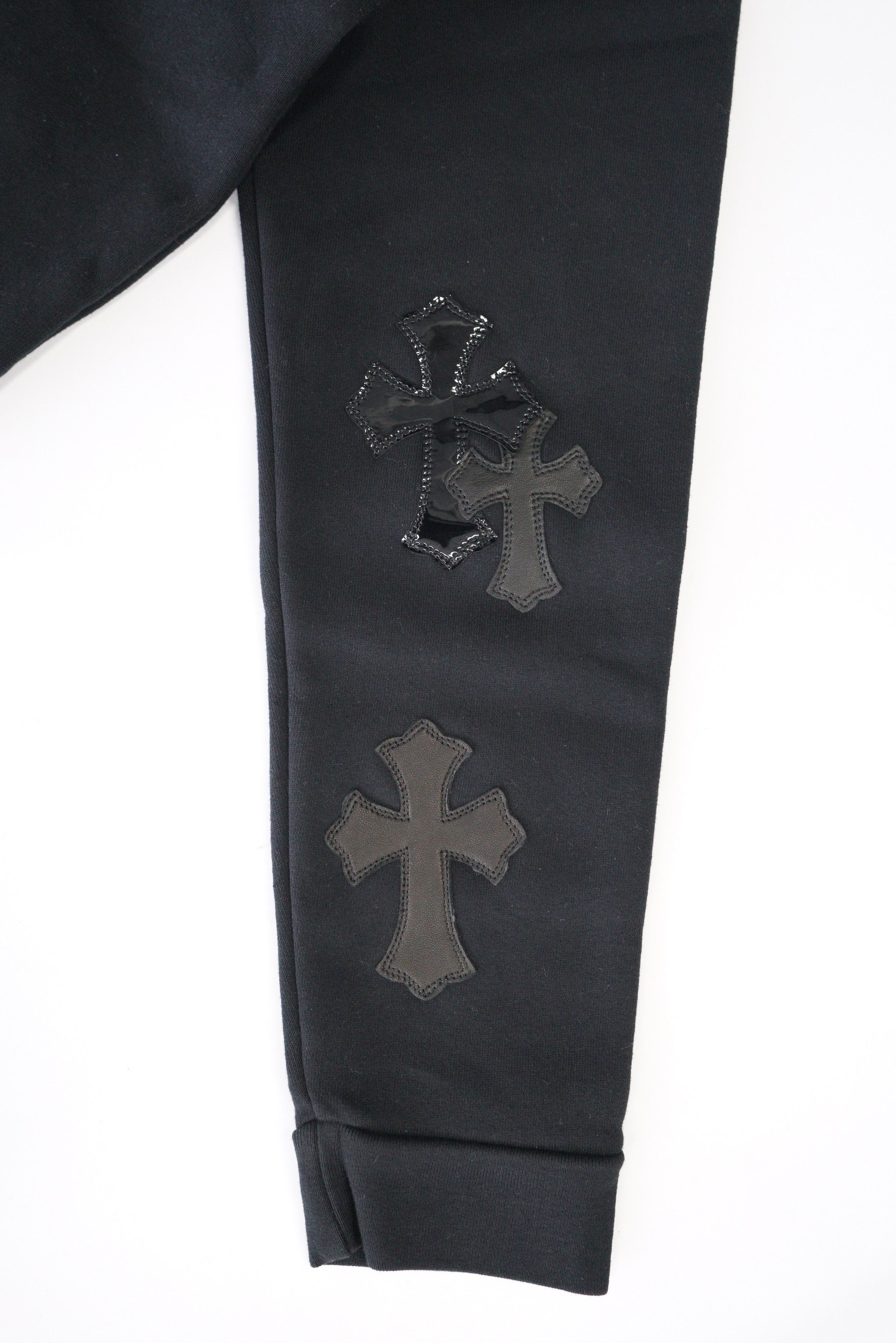 Chrome Hearts Chrome Hearts Pony Hair Patent Leather Cross Sweatshirt Size US S / EU 44-46 / 1 - 7 Thumbnail