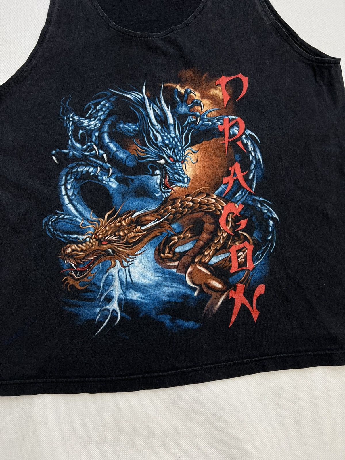 Vintage Tshirt Dragon print vintage 90’s Size US L / EU 52-54 / 3 - 3 Thumbnail
