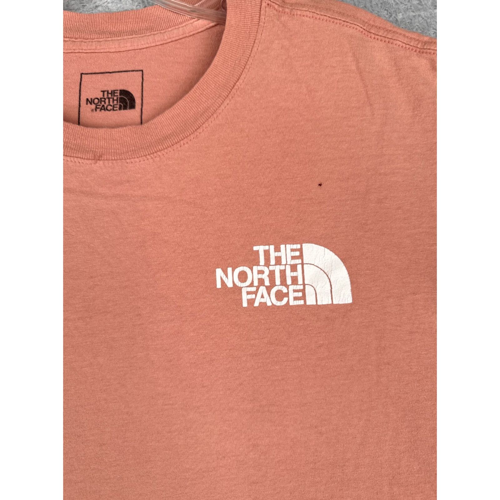 The North Face VINTAGE The North Face Shirt Mens Medium Pink Short Sleeve Crew Neck Logo Cotton READ Size US M / EU 48-50 / 2 - 6 Thumbnail