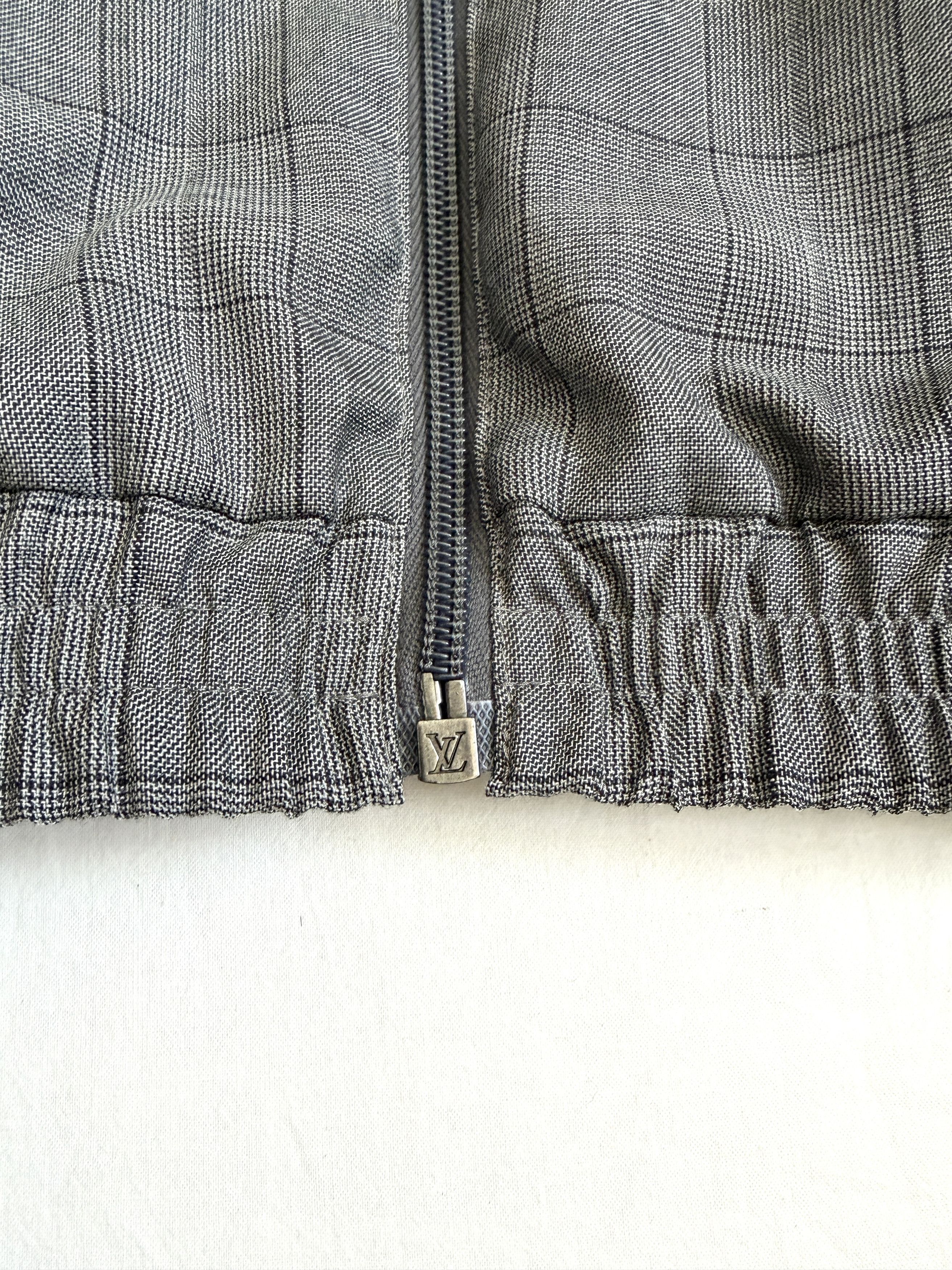 Louis Vuitton Louis Vuitton Grey & White Damier Track Jacket. Size US S / EU 44-46 / 1 - 9 Thumbnail