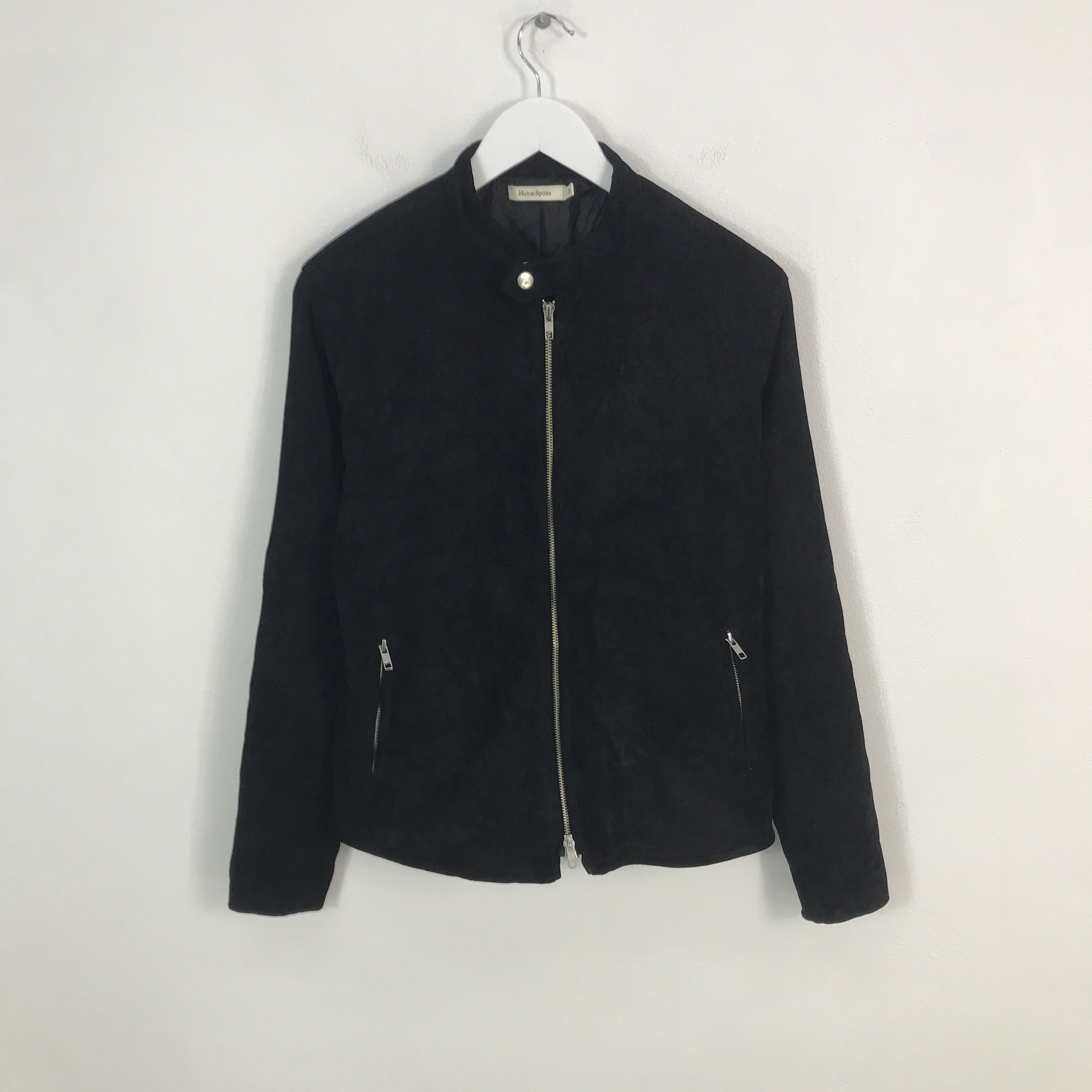 Japanese Brand Japan design biker black style hub & spooke jacket Size US M / EU 48-50 / 2 - 1 Thumbnail