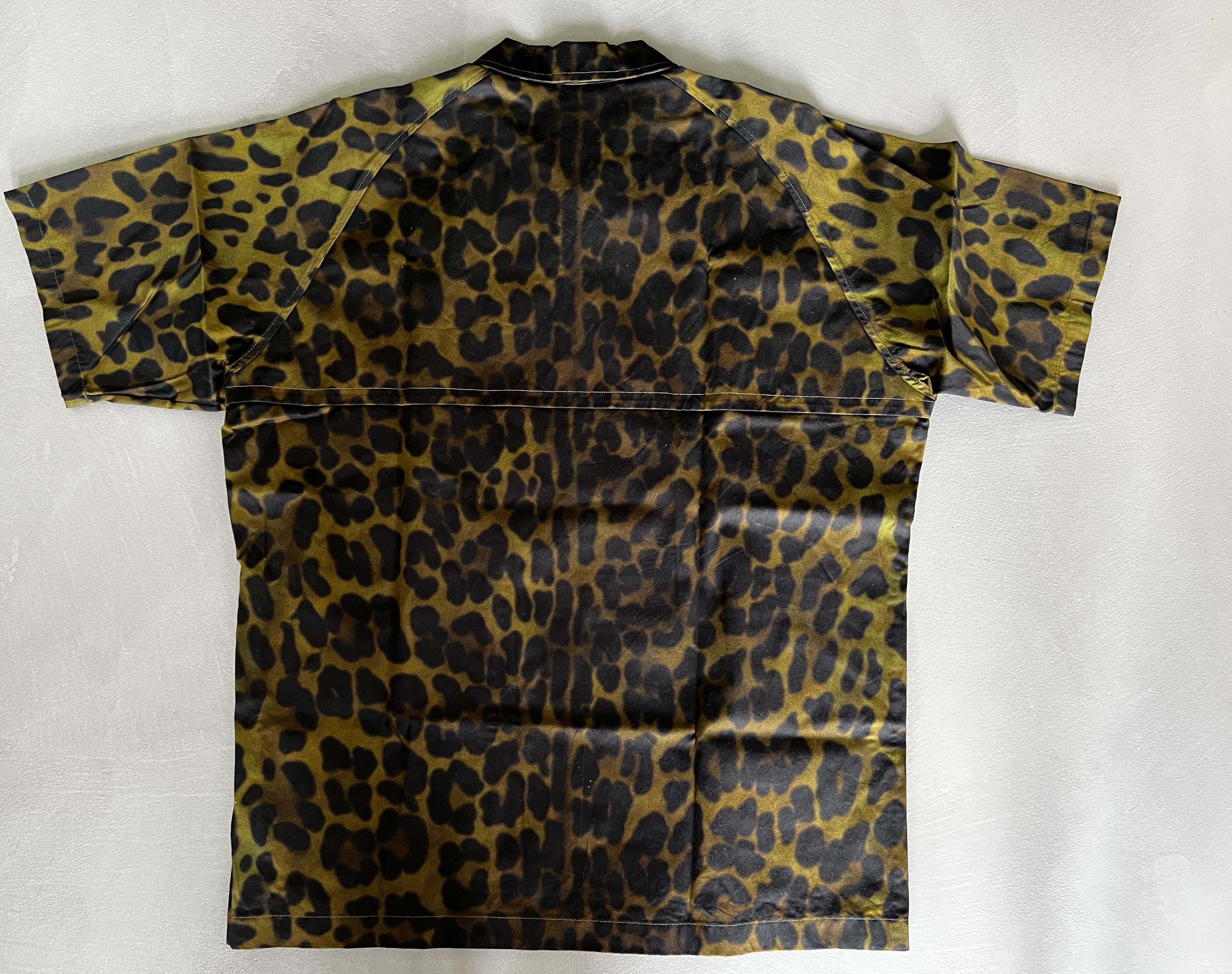 Burberry Burberry Runway Short Sleeve Leopard Print Shirt, SS19 Size US M / EU 48-50 / 2 - 4 Thumbnail