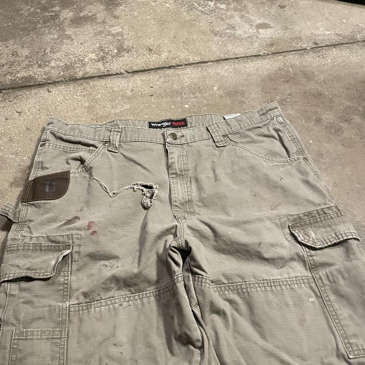 Wrangler Vintage Wrangler Riggs Cargo Double Knees Relaxed Fit Size US 42 / EU 58 - 3 Thumbnail