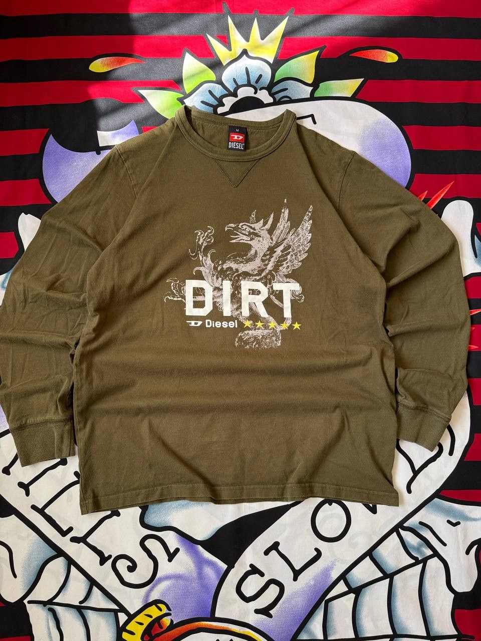Diesel Vintage Diesel "Dirt" longsleeve tshirt Size M Size US M / EU 48-50 / 2 - 1 Thumbnail