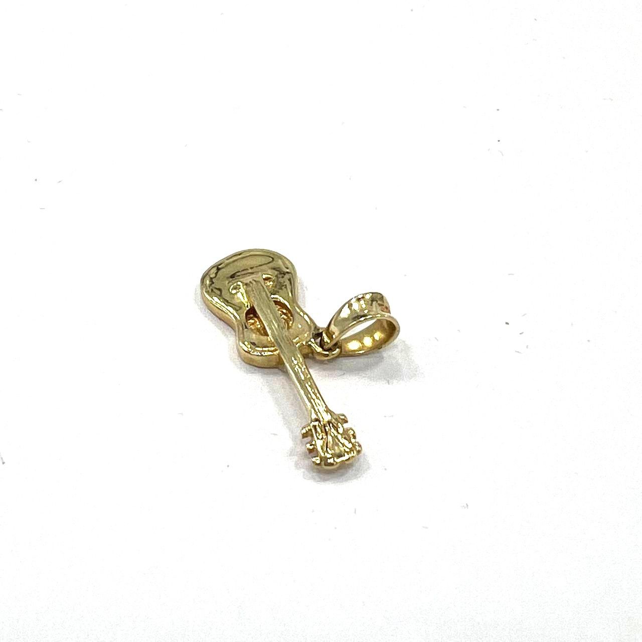 Other 14K Yellow Gold Guitar Pendant – Artistic and Elegant Design Size ONE SIZE - 5 Thumbnail