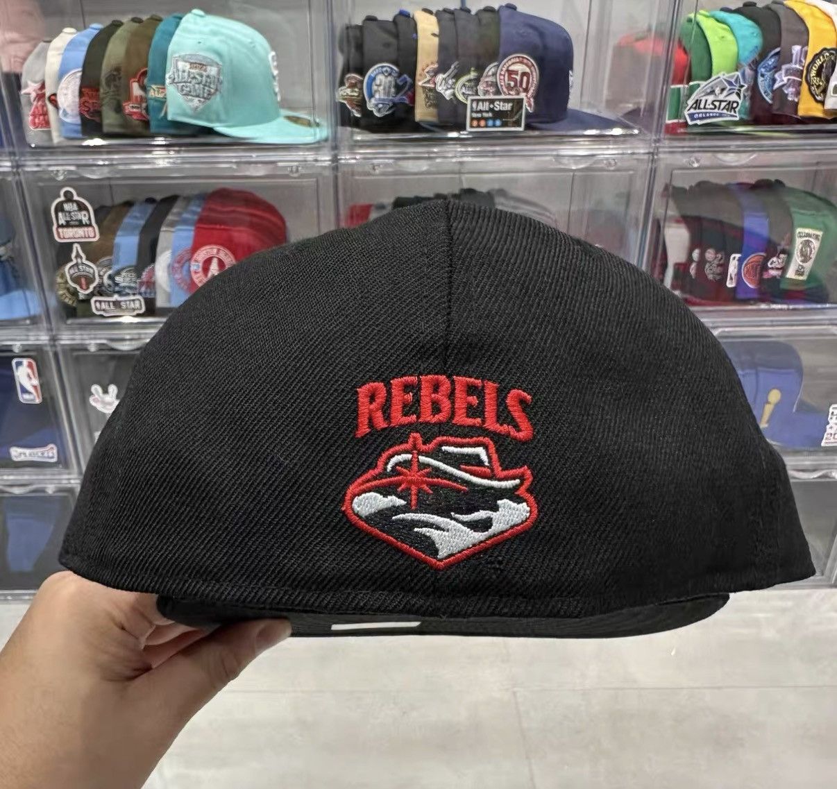 New Era New Era REBELS Collegiate Product Flat Brim Baseball Cap J32 Size ONE SIZE - 3 Thumbnail