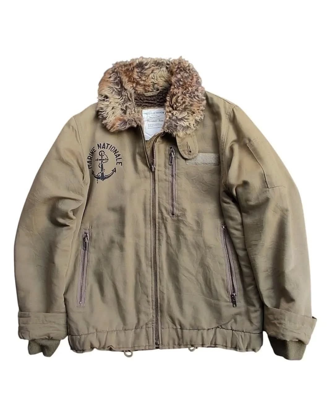 Vintage France army marine nationale deck jacket By Houston inc Size US M / EU 48-50 / 2 - 1 Thumbnail