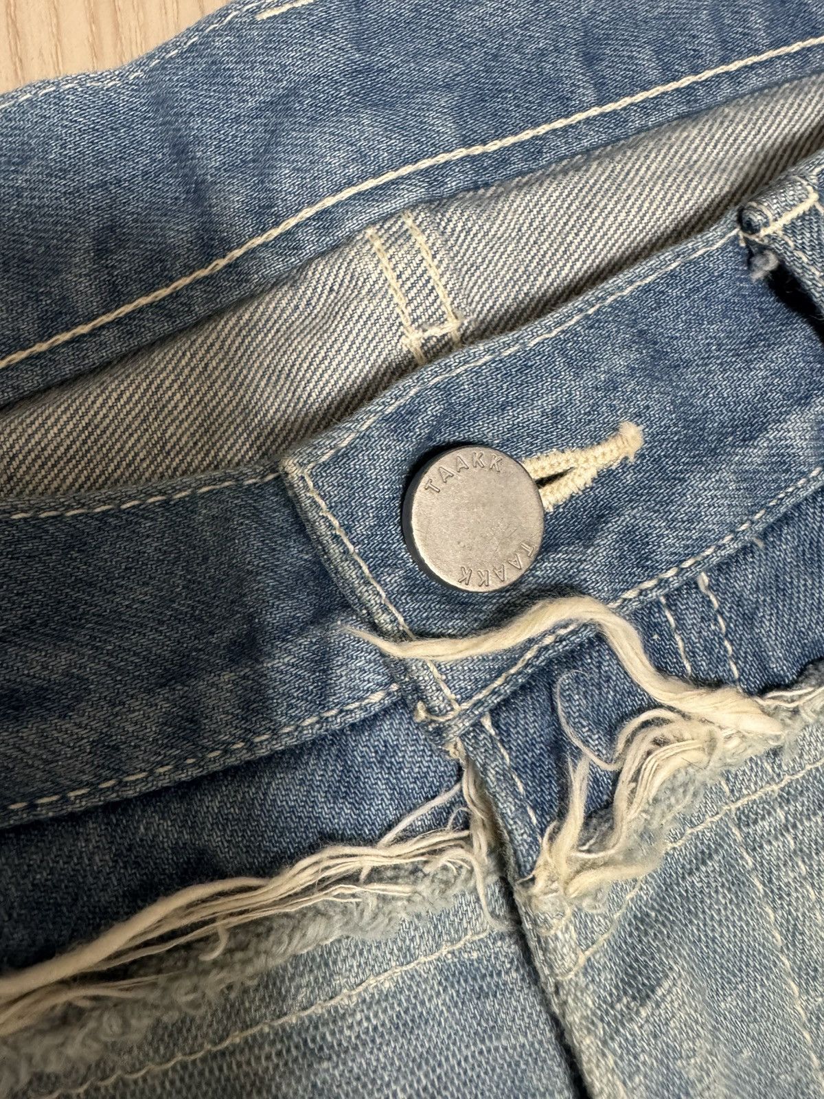 TAAKK TAAKK SS23 Reconstructed Bleached Denim Size US 31 - 9 Thumbnail