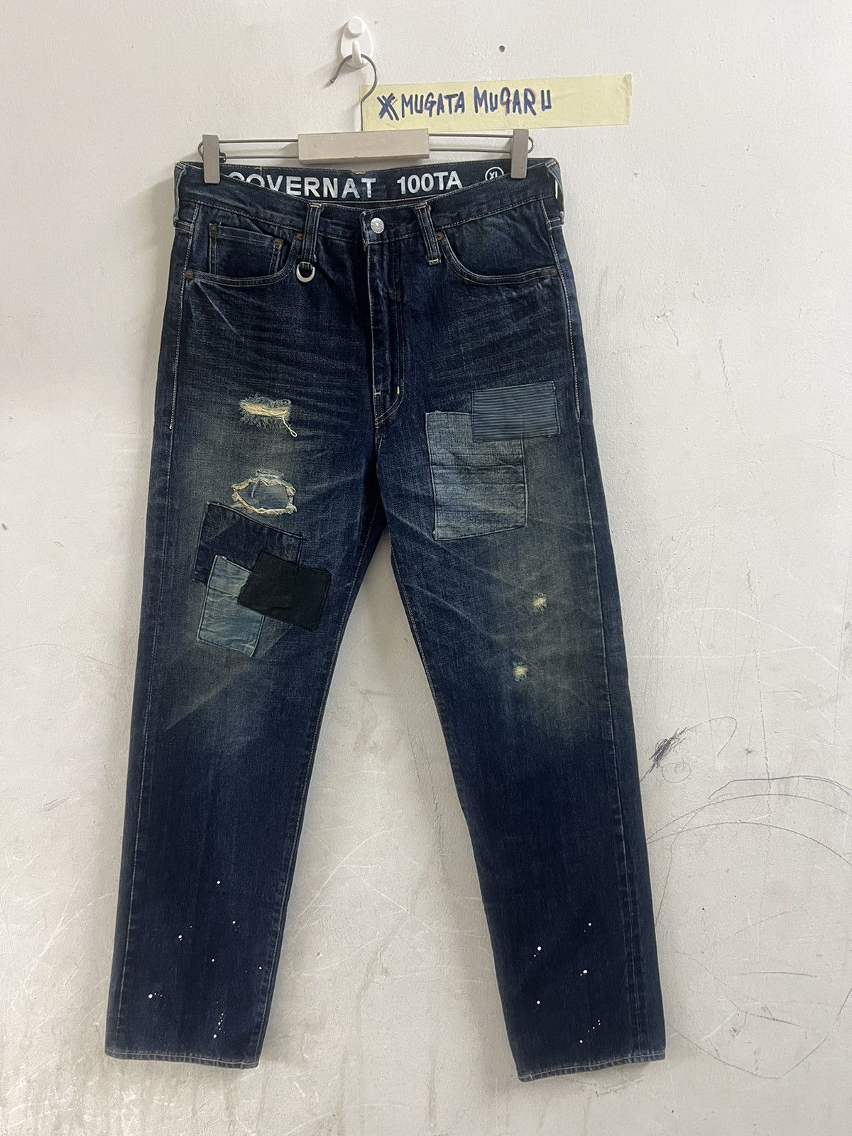 PATCHWORK‼️KAPİTAL STYLE COVERNAT 100TA DISTRESSED DENIM PANT