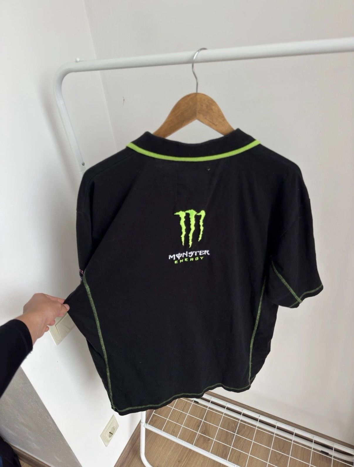 Gentle Monster Monster Energy Vintage Racing Polo Shirt Black Mens Size Xl Size US XL / EU 56 / 4 - 4 Thumbnail