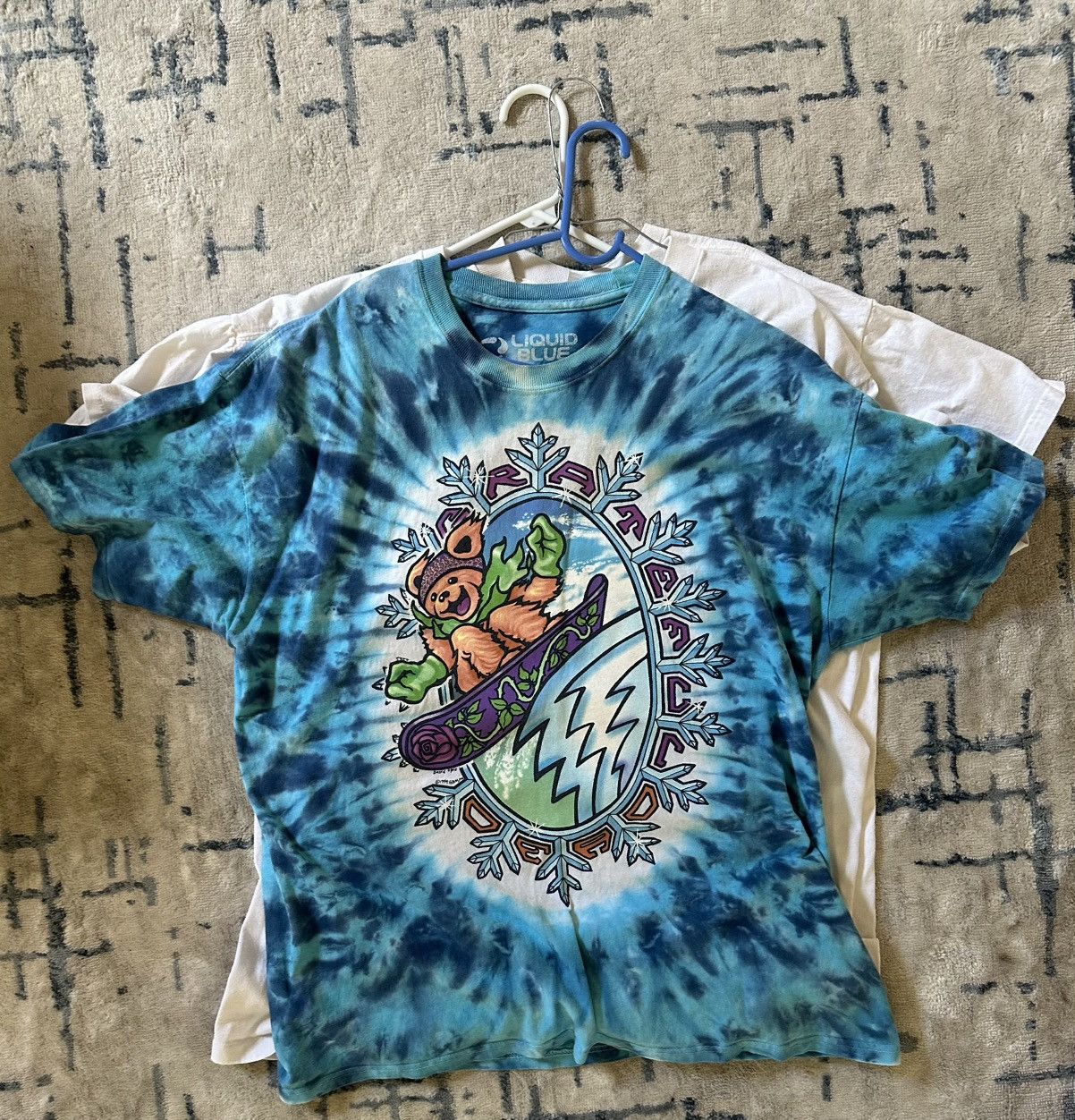Liquid Blue Grateful Dead tie-dye ski tee shirt Size US XL / EU 56 / 4 - 2 Thumbnail