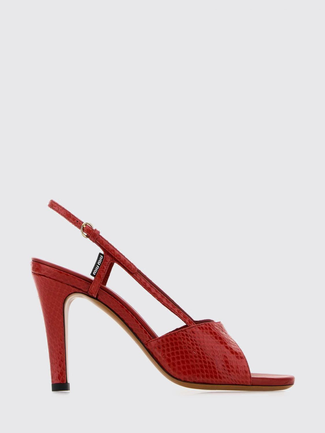 Miu Miu Miu Miu Heeled Sandal Woman Red Size US 11 / IT 41 - 1 Preview