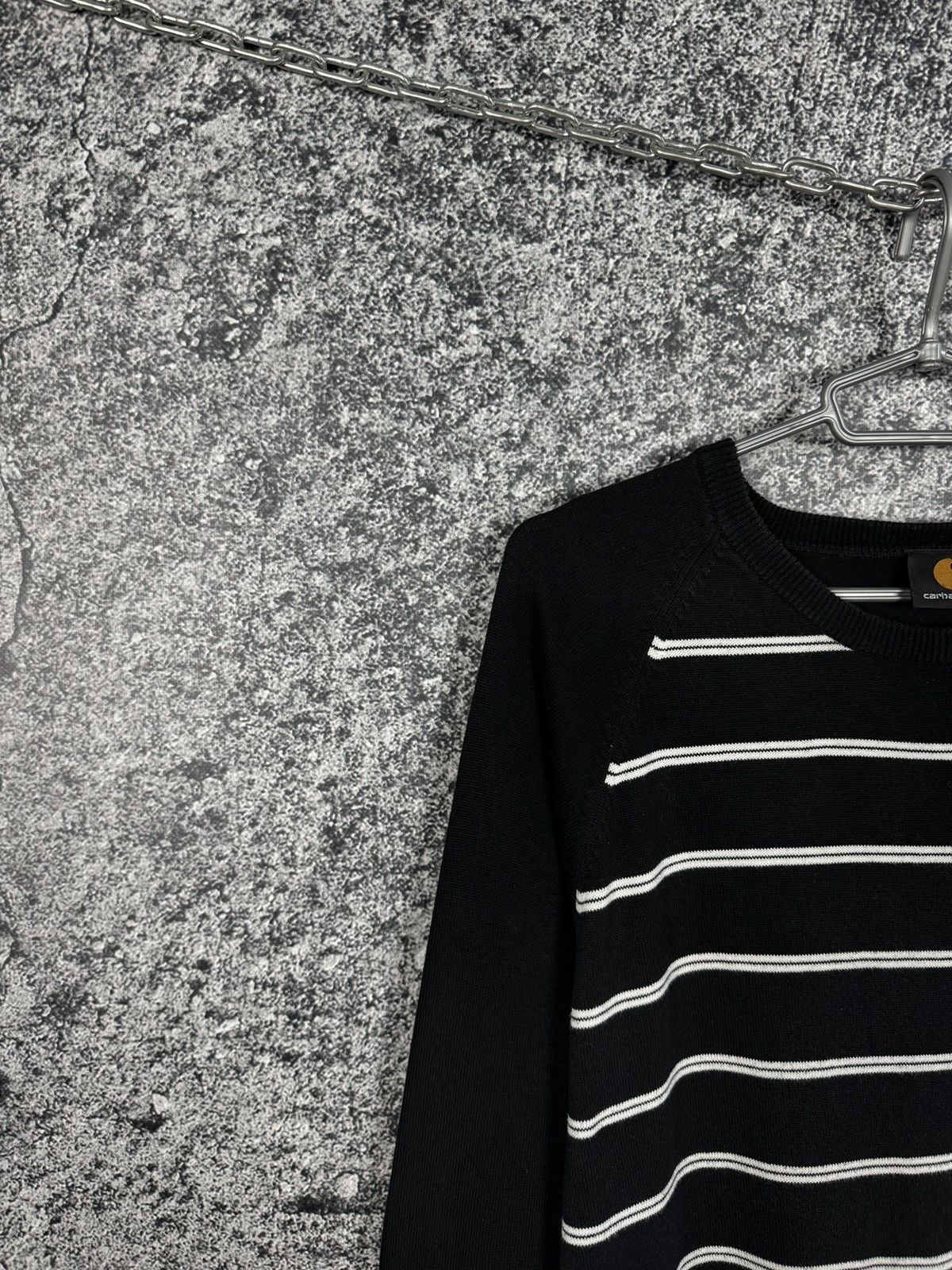 Carhartt Carhartt Shaft Ike Stripe Sweater Knit Pullover VTG Size XL Size US XL / EU 56 / 4 - 3 Thumbnail
