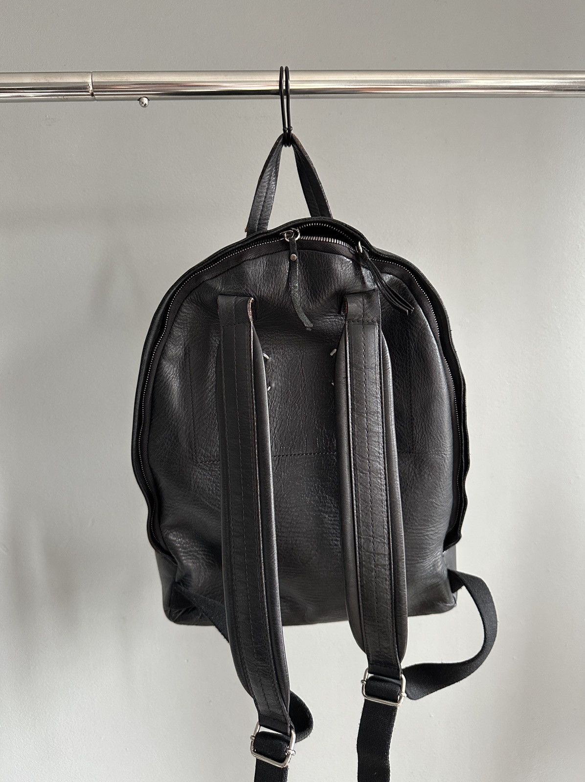 Maison Margiela Maison Martin Margiela Black Leather Backpack 2015 Size ONE SIZE - 2 Thumbnail