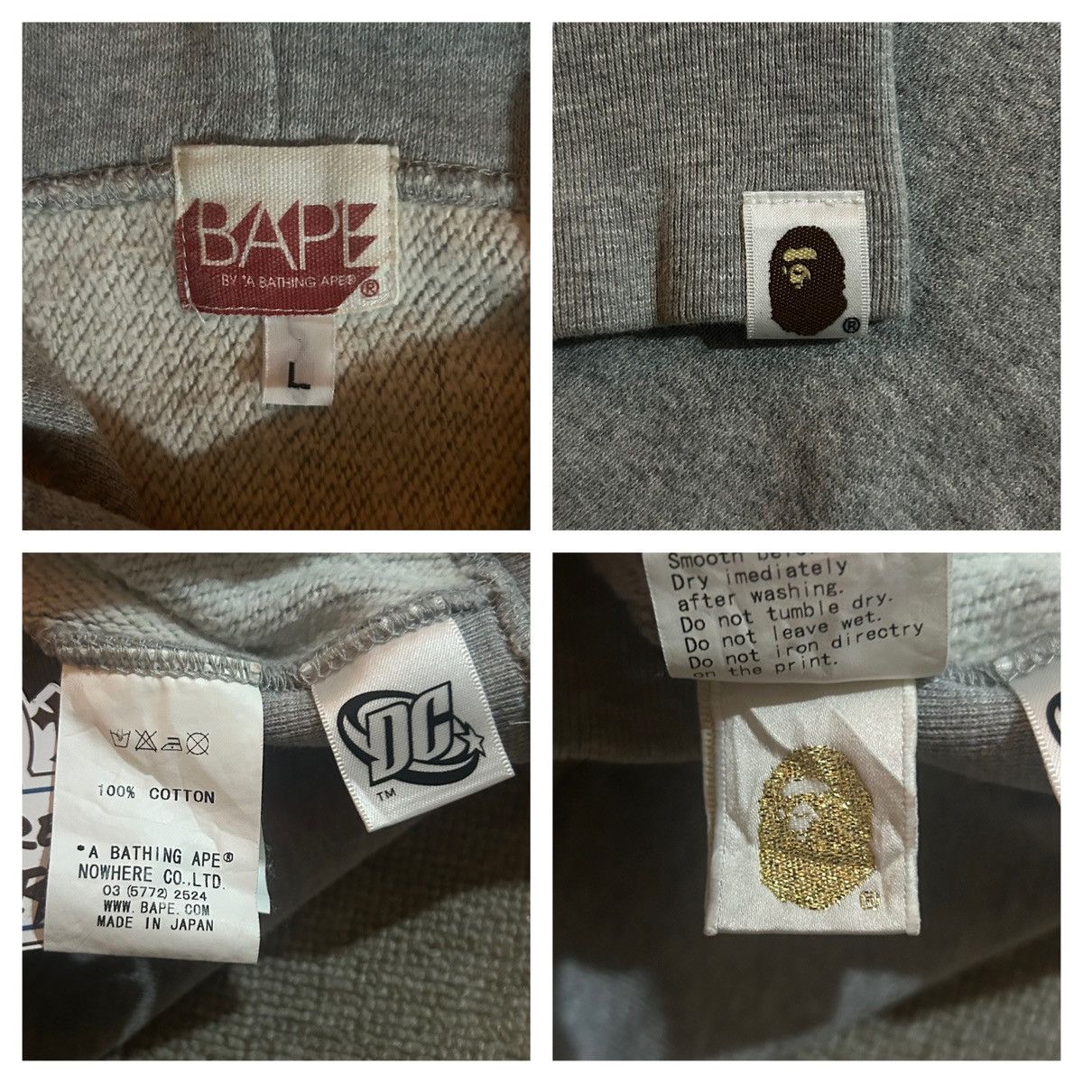 Bape × DC Comics OG Bape x Superman Pullover Hoodie Size US L / EU 52-54 / 3 - 5 Thumbnail