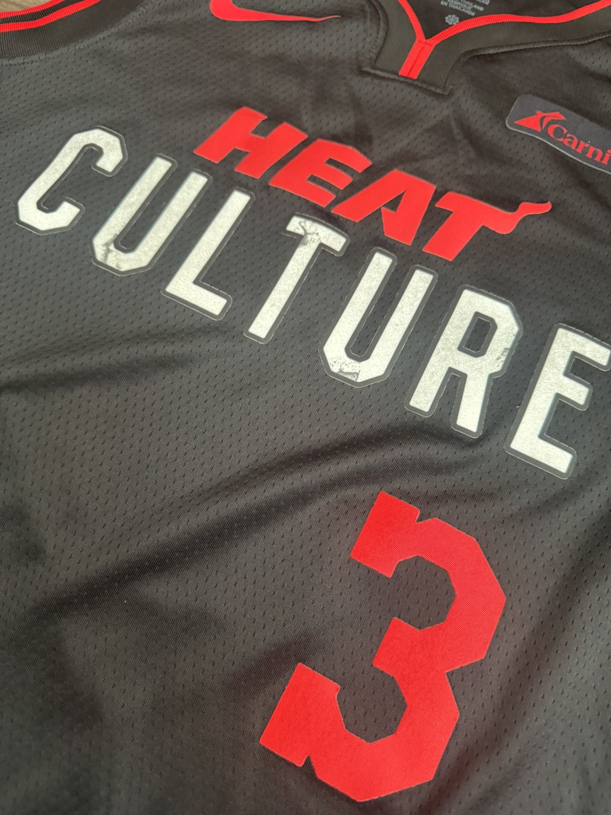 Nike Miami Heat Dwayne Wade #3 NBA 2023/24 City Edition Jersey Size US XL / EU 56 / 4 - 3 Thumbnail