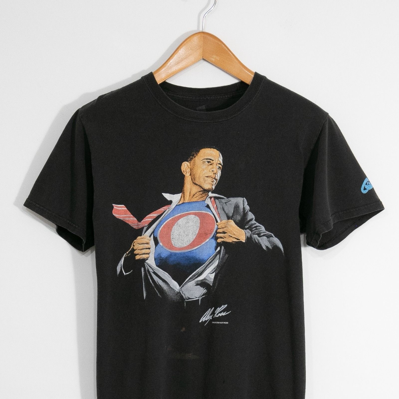 Vintage Vintage 2008 Barack Obama Graphitti T Shirt Small Distressed Size US S / EU 44-46 / 1 - 2 Thumbnail