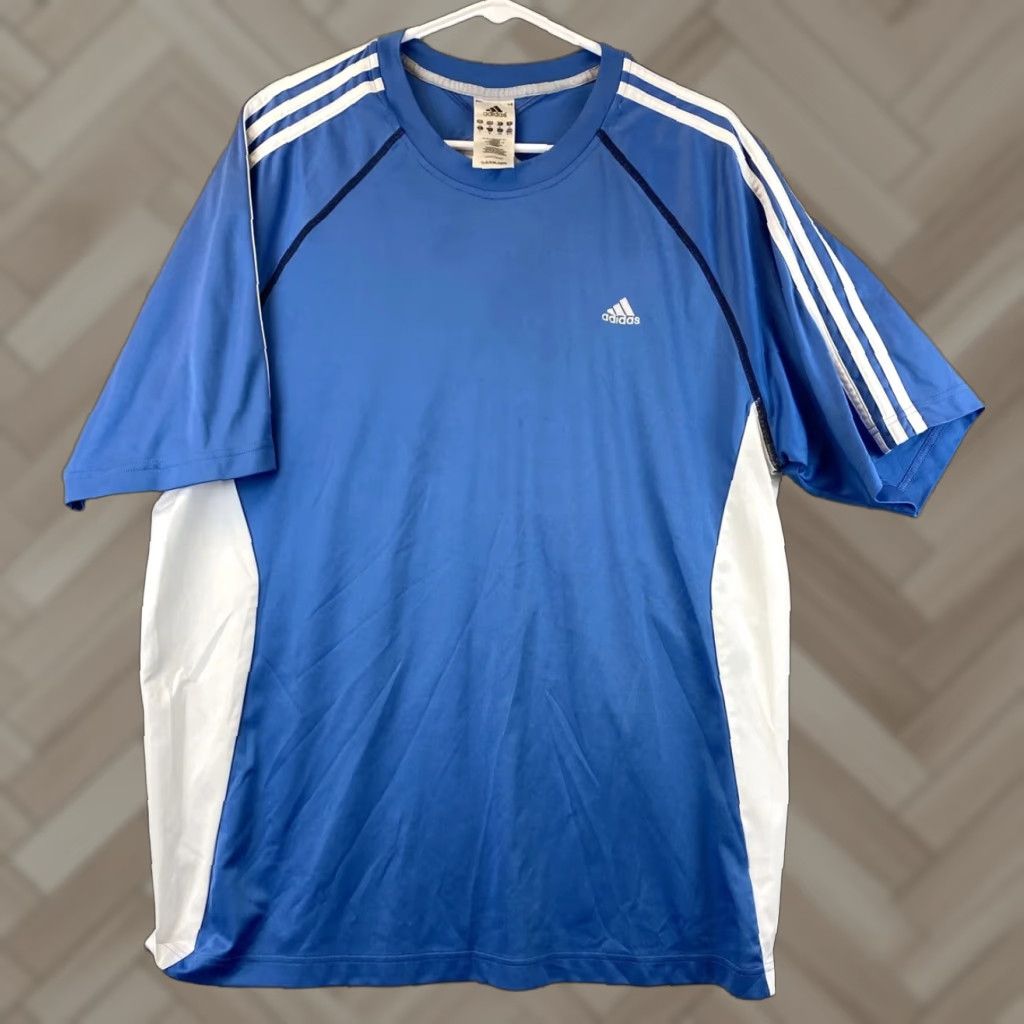 Adidas Adidas Adidas 81-1 Mens Soccer T Shirt Medium XL Blue / 81-1 Men's Size US XL / EU 56 / 4 - 1 Thumbnail