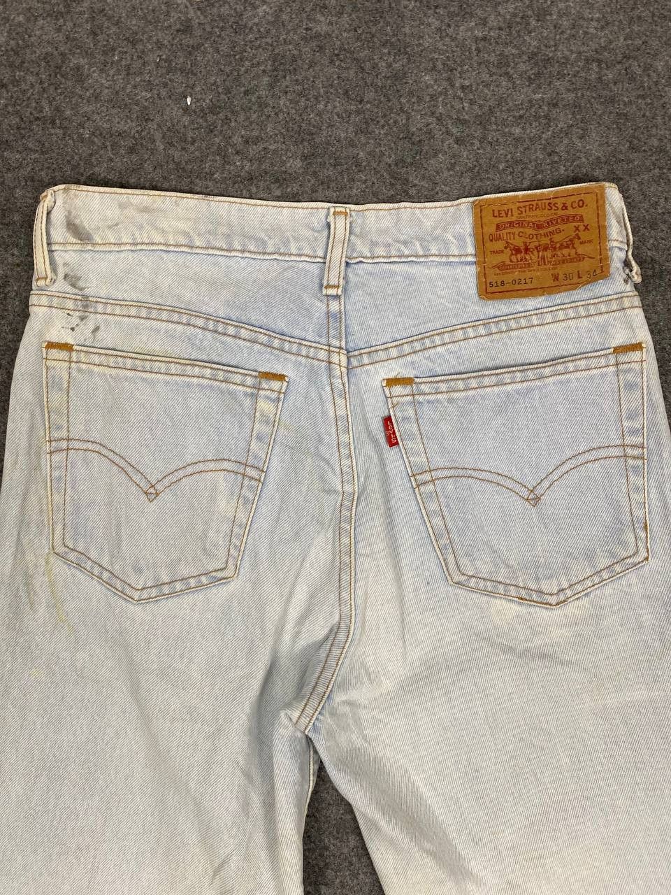 Levi's vintage levis 518 regular fit lightwash denim Size US 30 / EU 46 - 3 Thumbnail