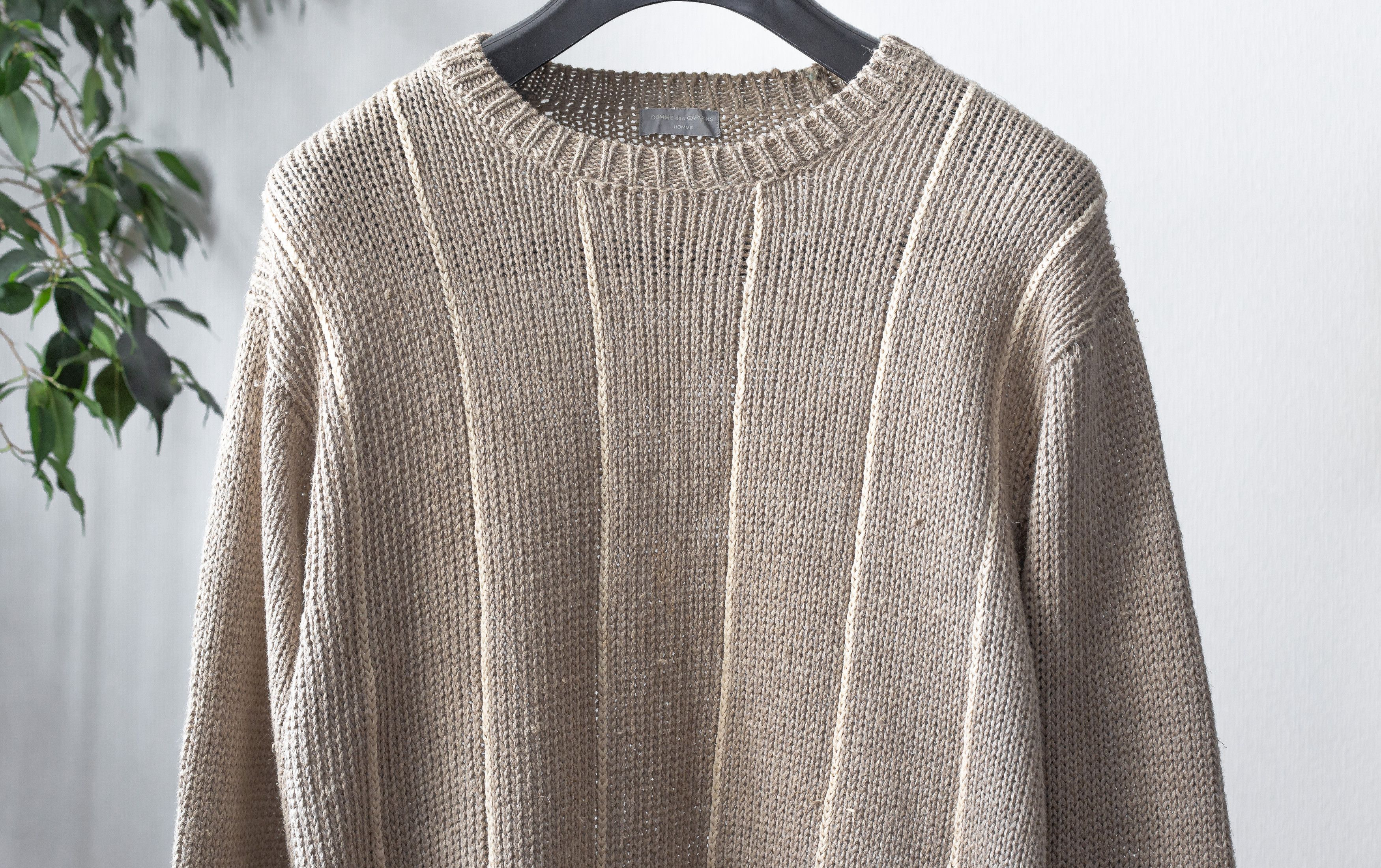 Comme des Garcons Homme heavy linen knit Size US M / EU 48-50 / 2 - 2 Thumbnail