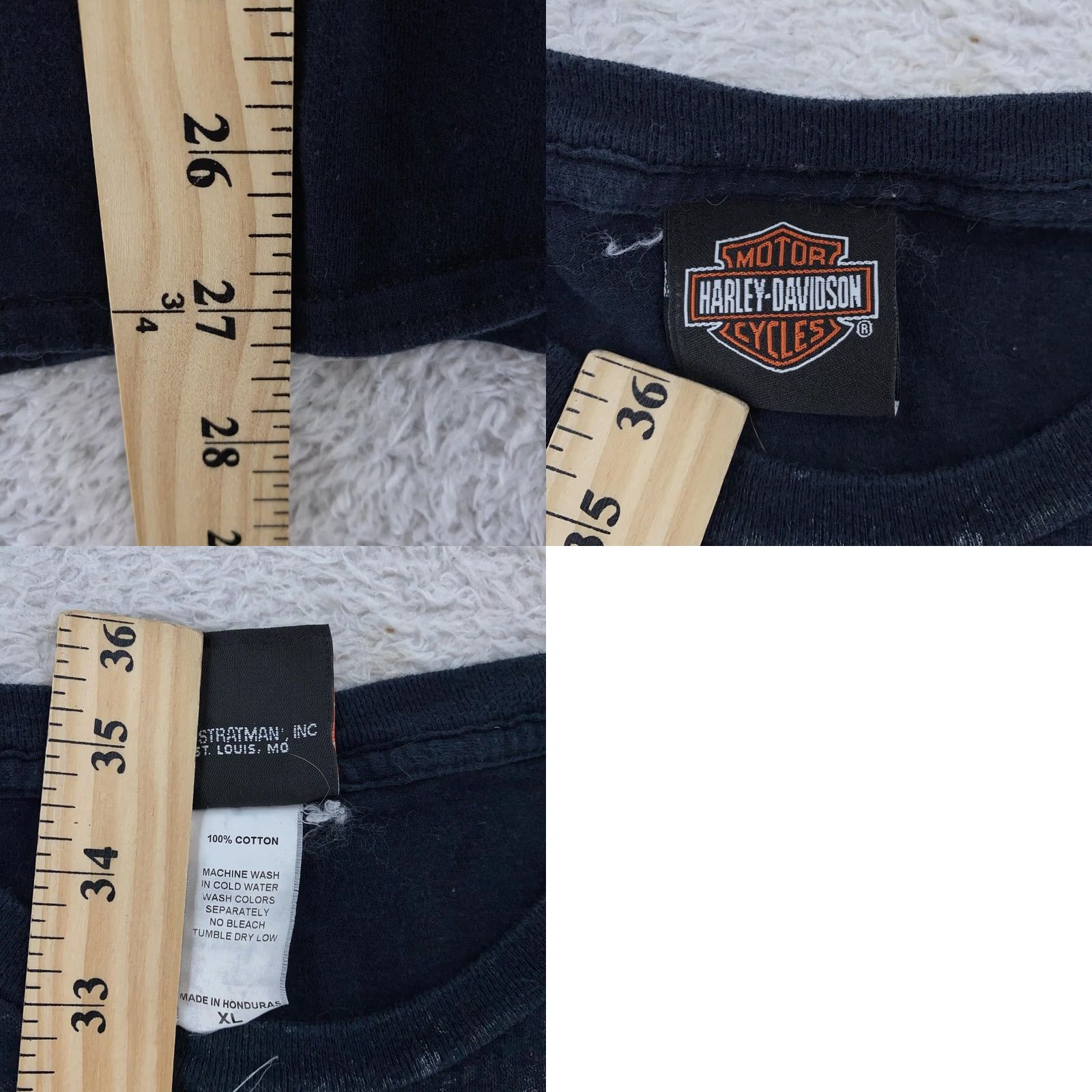 Harley Davidson Harley-Davidson Skull Biker T-Shirt Mens L Black Graphic Print Crew Neck Short Sleeve Cotton Size US L / EU 52-54 / 3 - 8 Thumbnail