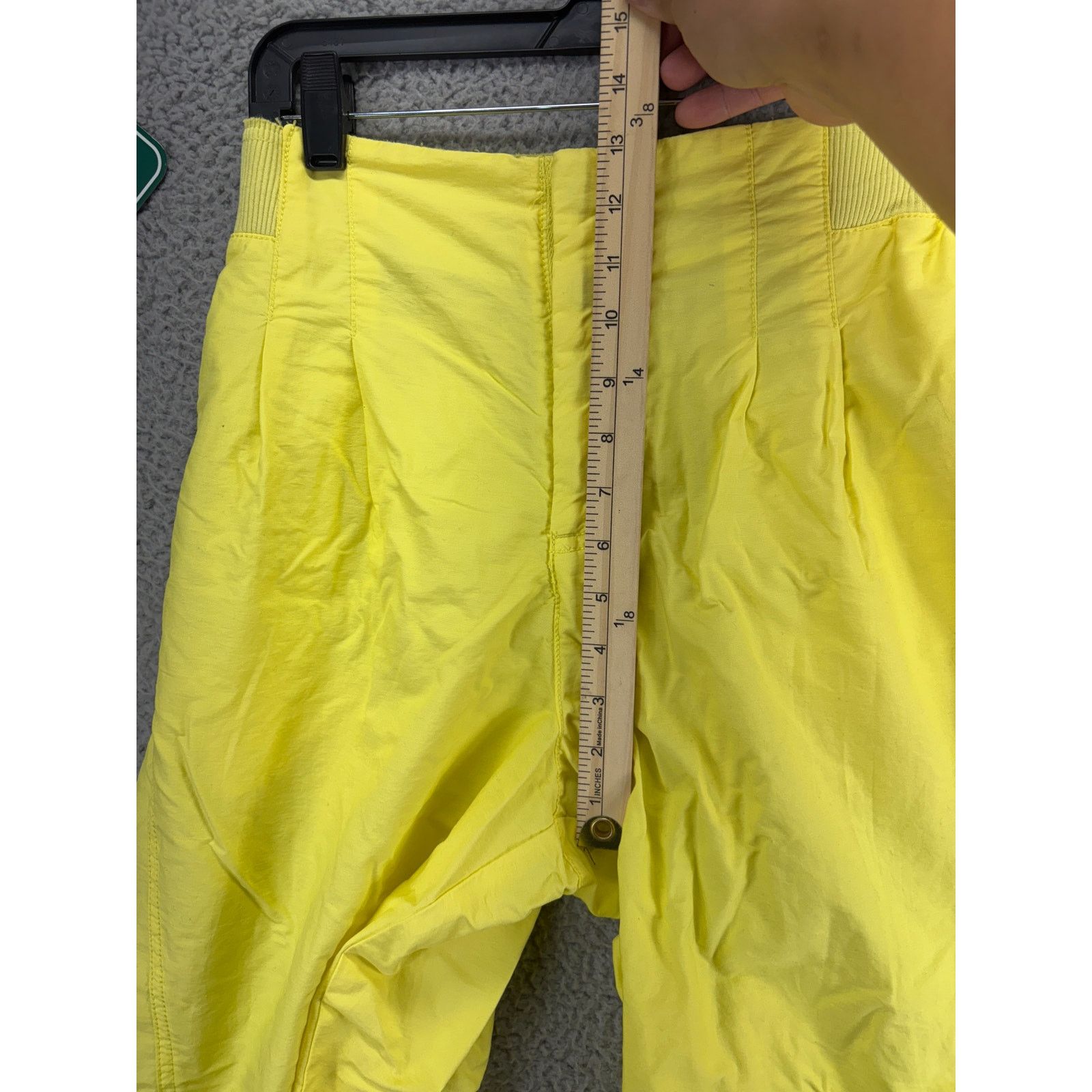 Free People Free People Mesmerize Parachute Cargo Pants Womens M Yellow Size 28" / US 6 / IT 42 - 3 Thumbnail