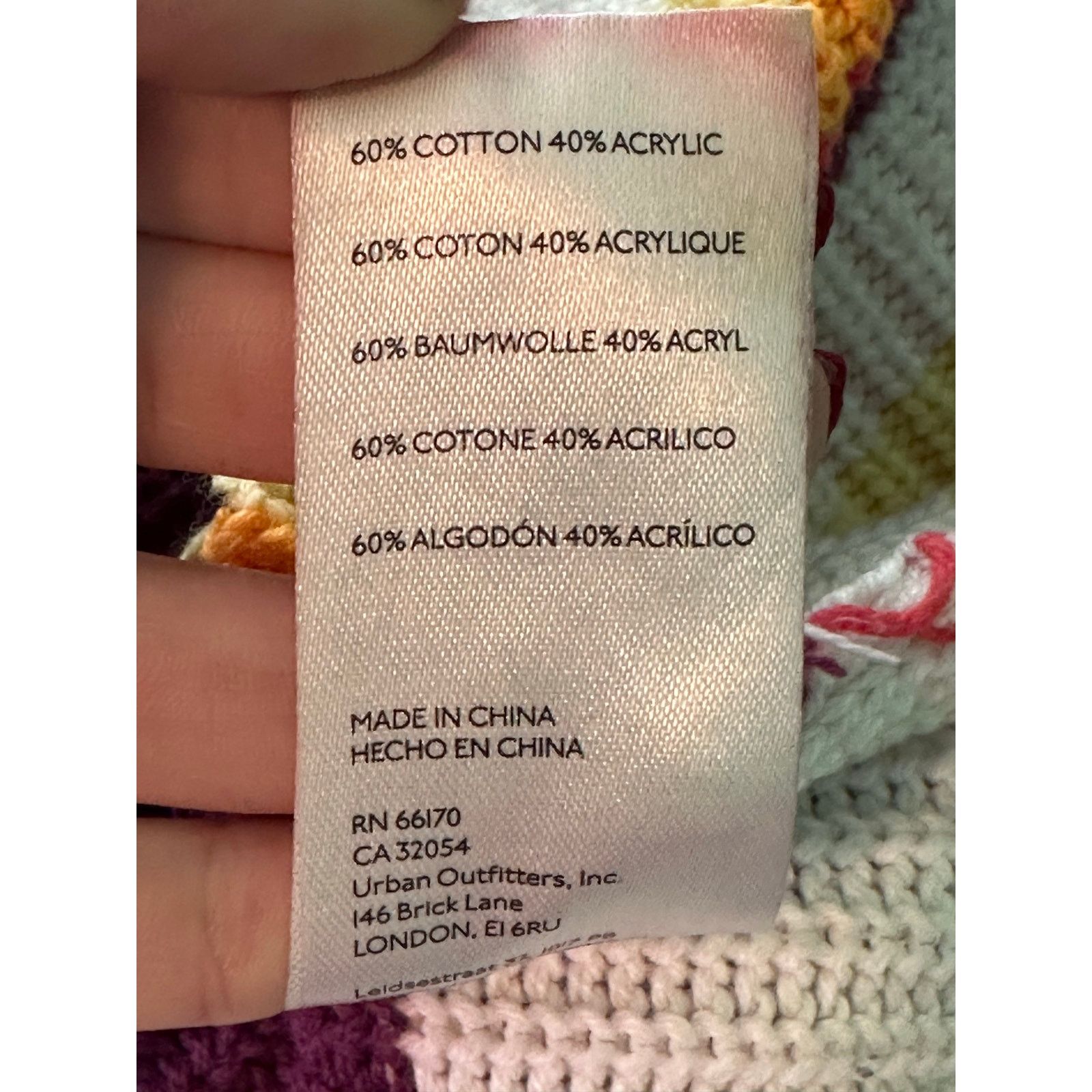 Bdg BDG colorful striped slouchy hoodie sweater Vest Size XS Size XS / US 0-2 / IT 36-38 - 4 Thumbnail