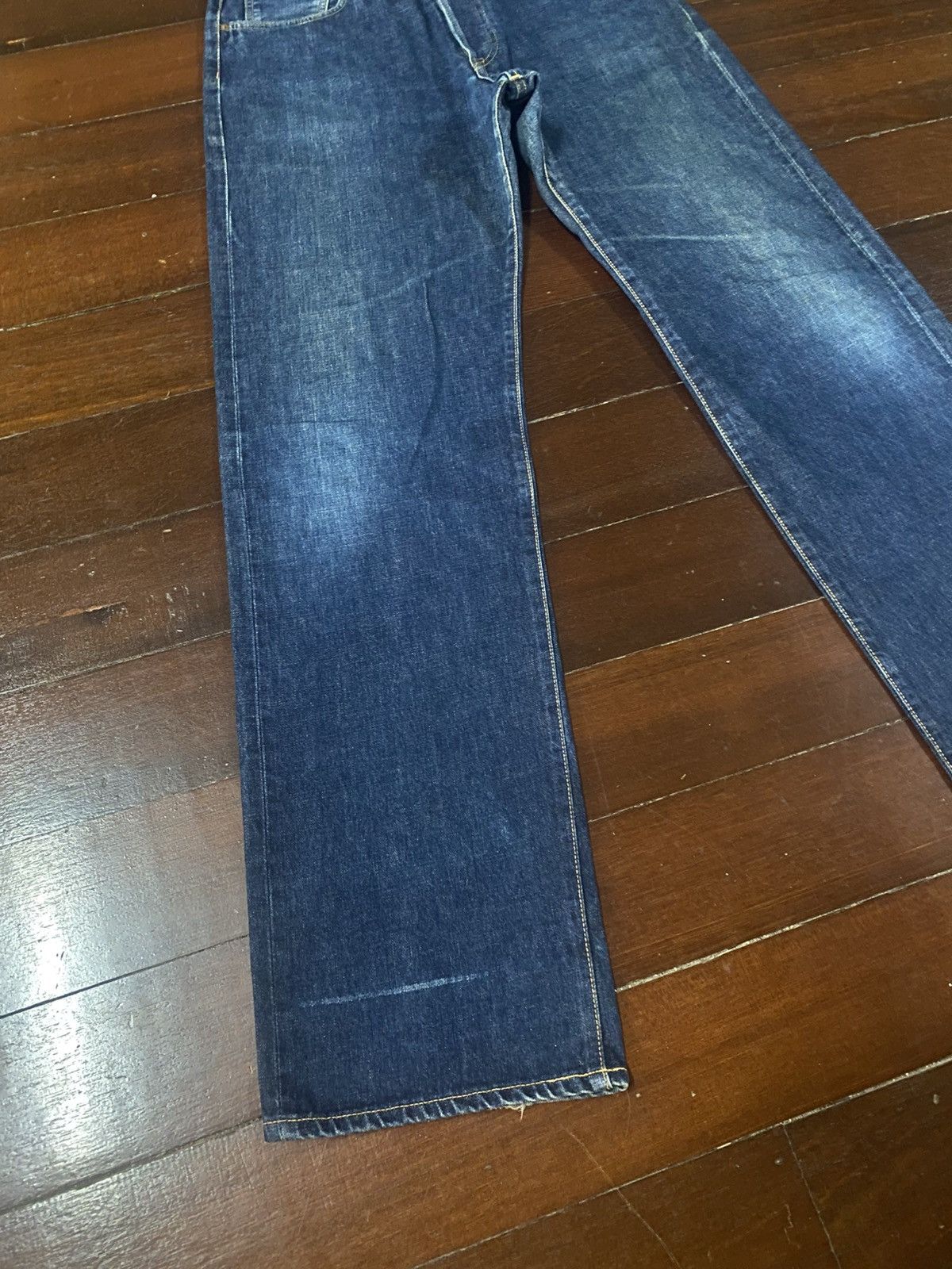 Edwin Vintage 90s Edwin 505 Selvedge Straight Jeans wide leg Size US 36 / EU 52 - 3 Thumbnail