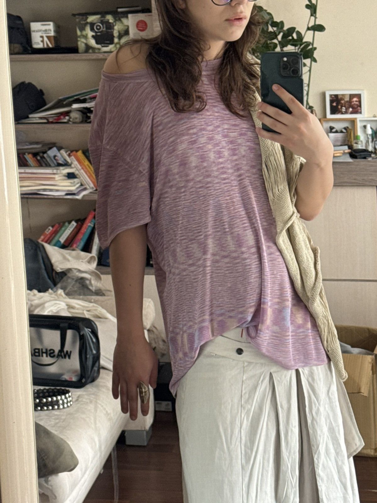 Isabel Marant Isabel Marant multicolour psychedelic t-shirt sheer/boho Size M / US 6-8 / IT 42-44 - 2 Thumbnail