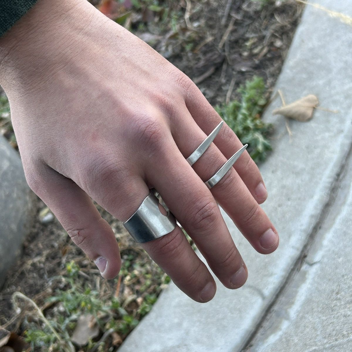 Vintage Multi Finger 1/1 Blade Ring Size ONE SIZE - 5 Thumbnail
