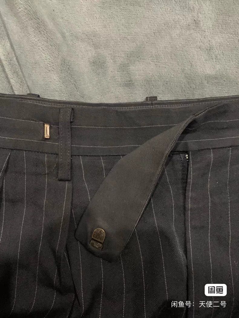Yohji Yamamoto Yohji Yamamoto size 3 2002aw Pina Bausch Striped Wide Leg T Size US 28 / EU 44 - 4 Thumbnail