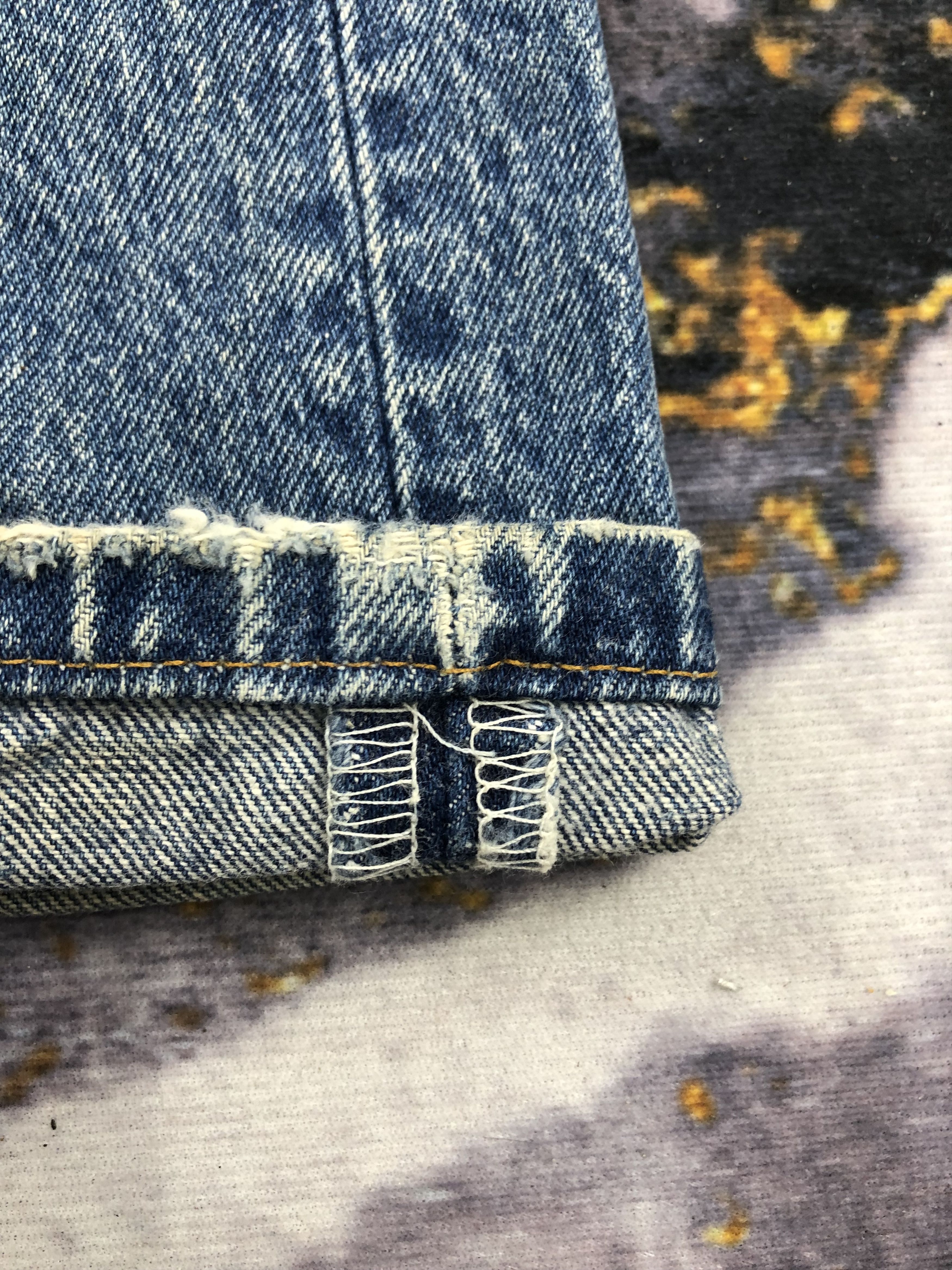 Levi's Vintage 9s Levis 501 Faded Blue Jeans DPP0068 Size US 30 / EU 46 - 8 Thumbnail