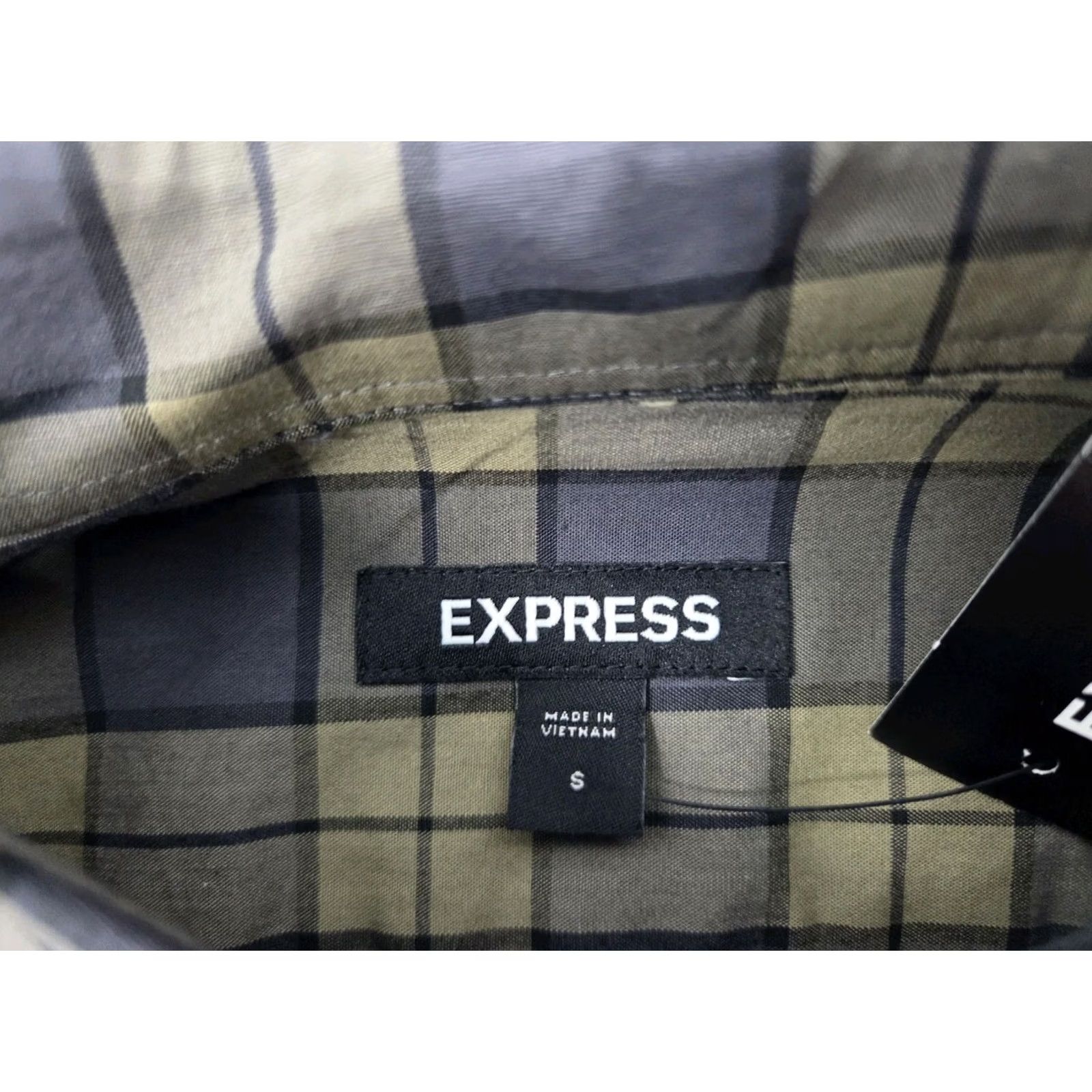 Express VINTAGE Express Mens Long Sleeve Button Up Plaid Shirt? Size US M / EU 48-50 / 2 - 4 Thumbnail