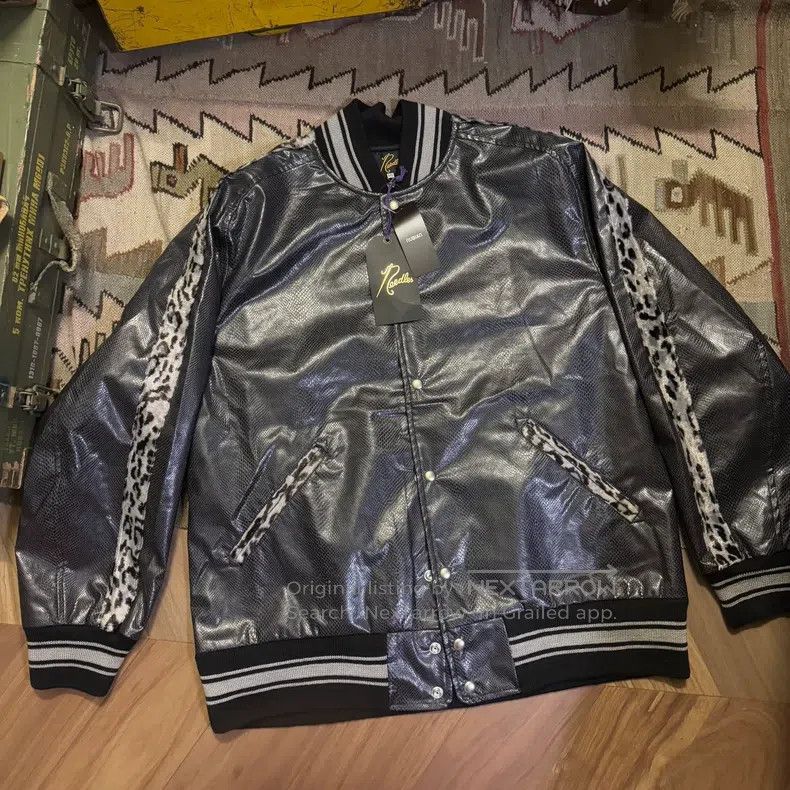 Needles Needles Co-branded Limited Snakeskin Leopard Baseball Jack Size US XXL / EU 58 / 5 - 1 Thumbnail